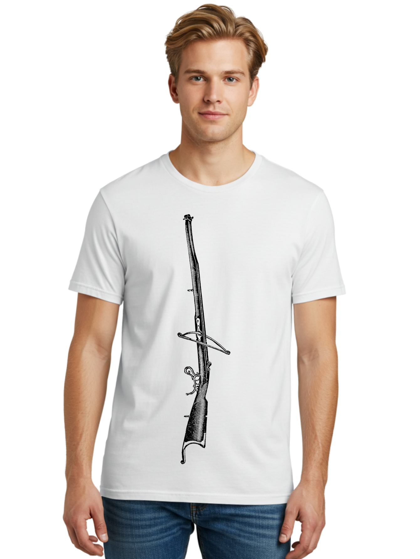 Arbalest Men'S Graphic Tee, 100% Cotton, Comfortable Casual Summer Wear, Machine Washable, Crossbow, Medieval Weapon, Hunting Gear, Archery Equipment, Warfare, Historical Reenactment, Tactical Gear Aad518 20