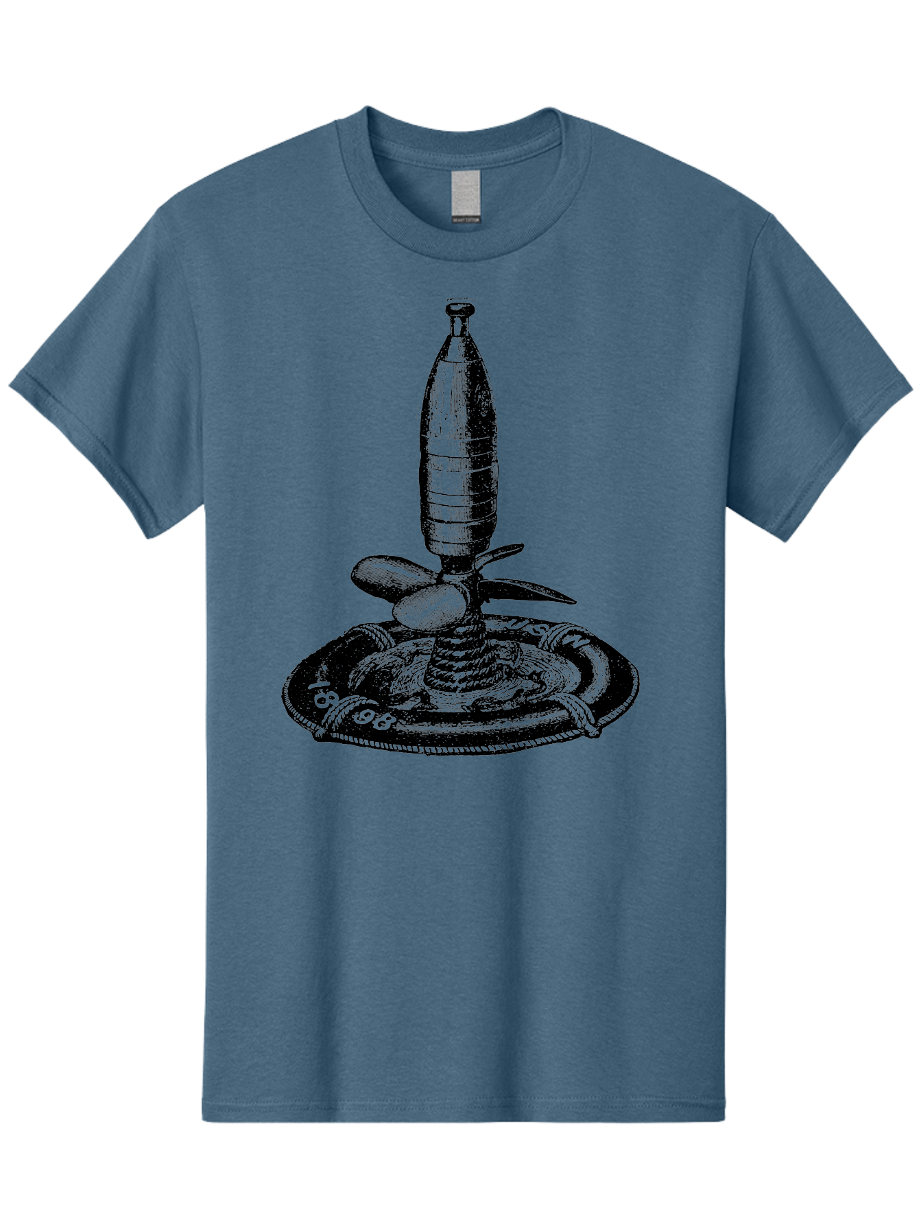 Bomb Men'S Graphic Tee, 100% Cotton, Comfortable Casual Summer Wear, Machine Washable, Explosive Device, Bomb Illustration, Vintage Artwork, Bomb On Plate, Coiled Spring, Detailed Engraving, Historical Graphic, War Symbol Aad519 27