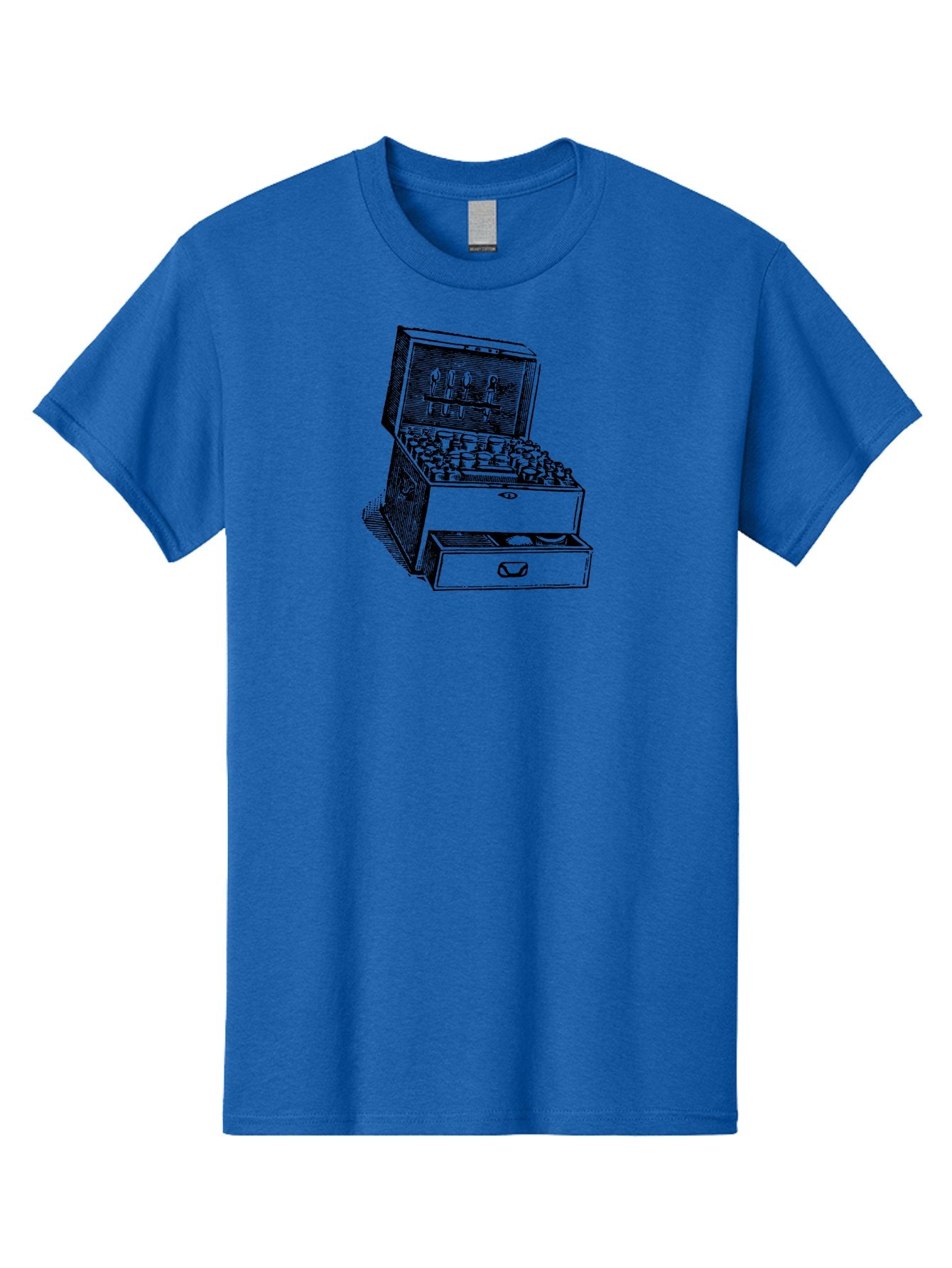 Chemist-Cabinet Men'S Graphic Tee, 100% Cotton, Comfortable Casual Summer Wear, Machine Washable, Vintage Apothecary, Medicine Storage, Old-Fashioned Remedies, Antique Medical Equipment, Wooden Chest, Medical History, Pharmacy Cabinet, Aad523 5