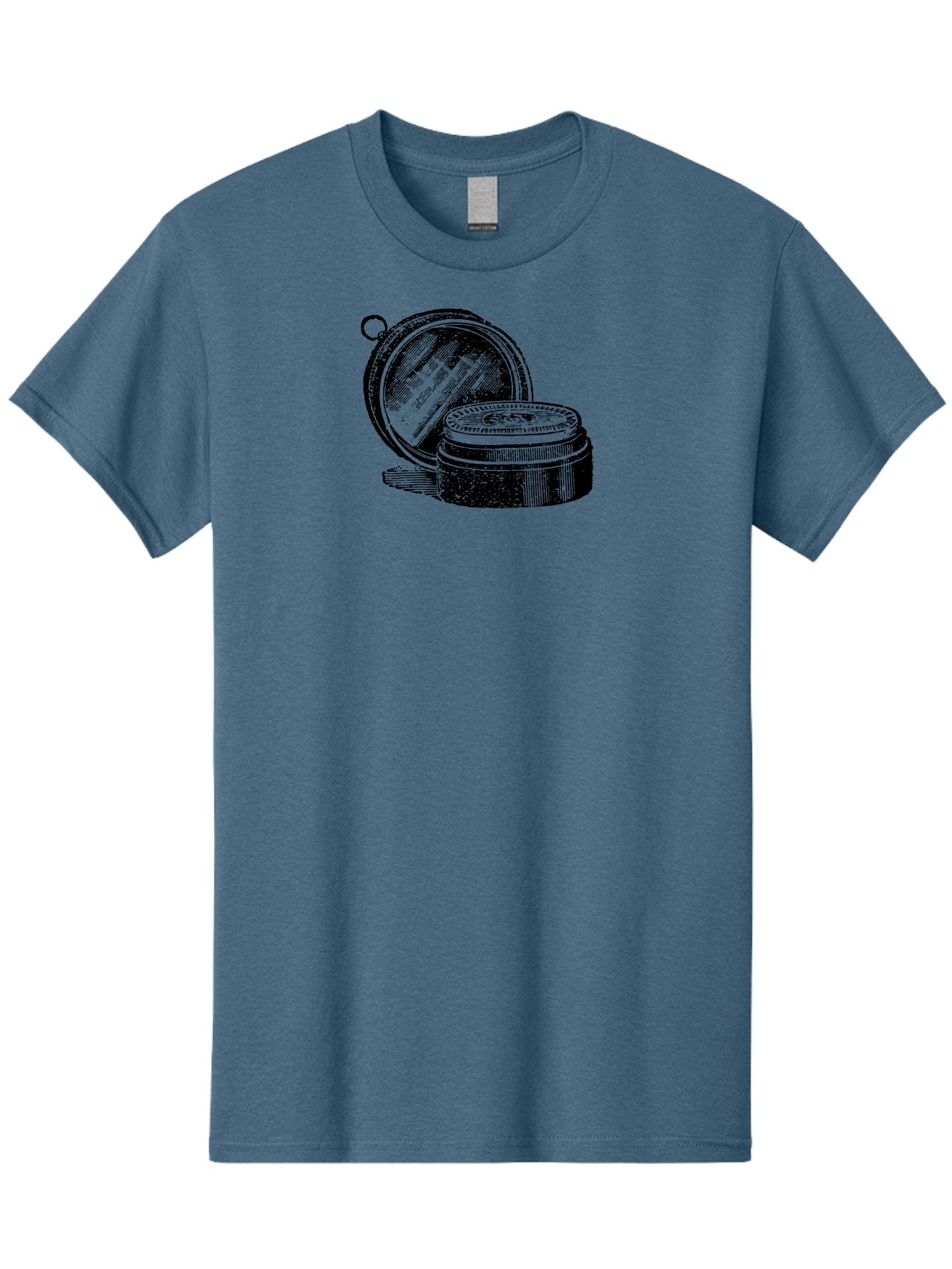 Compass-1 Men'S Graphic Tee, 100% Cotton, Comfortable Casual Summer Wear, Machine Washable, Vintage Compass, Navigation Tool, Direction Finder, Antique Design, Classic Illustration, Detailed Artwork, Circular Shape Aad524 11