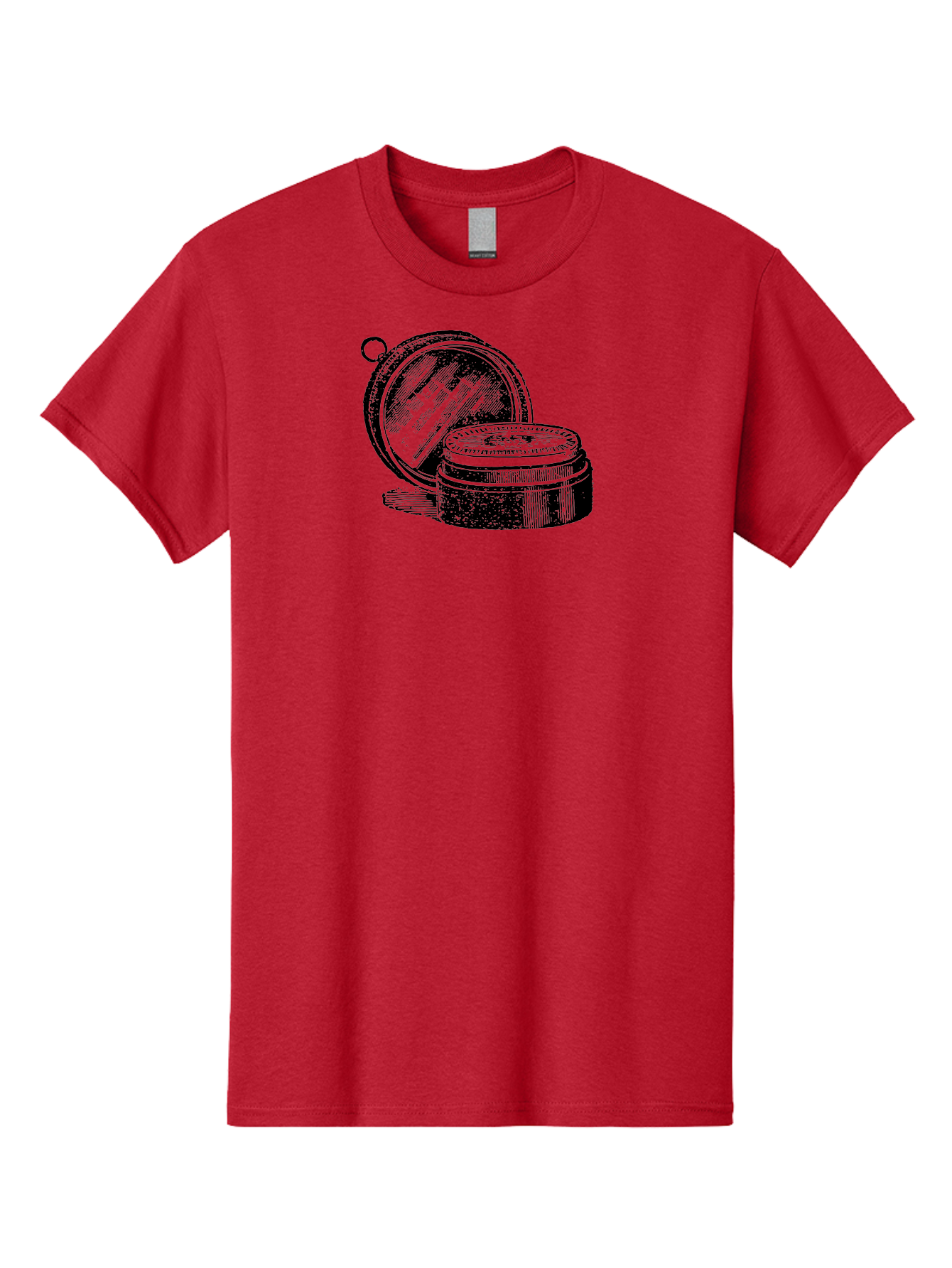 Compass-1 Men'S Graphic Tee, 100% Cotton, Comfortable Casual Summer Wear, Machine Washable, Vintage Compass, Navigation Tool, Direction Finder, Antique Design, Classic Illustration, Detailed Artwork, Circular Shape Aad524