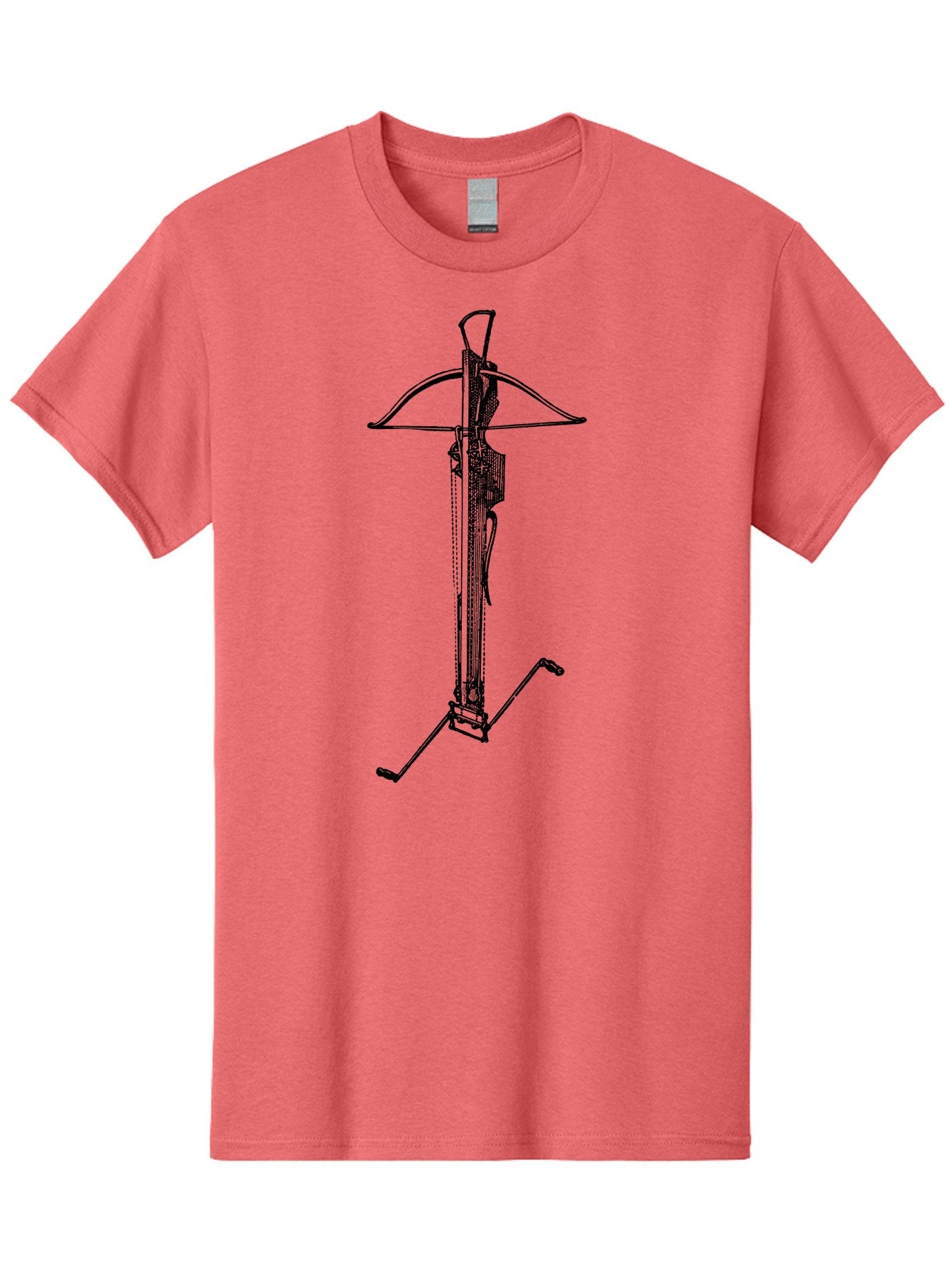 Crossbow-2 Men'S Graphic Tee, 100% Cotton, Comfortable Casual Summer Wear, Machine Washable, Crossbow, Medieval Weapon, Archery Equipment, Hunting Gear, Tactical Device, Precision Instrument, Historical Firearm Aad528 12
