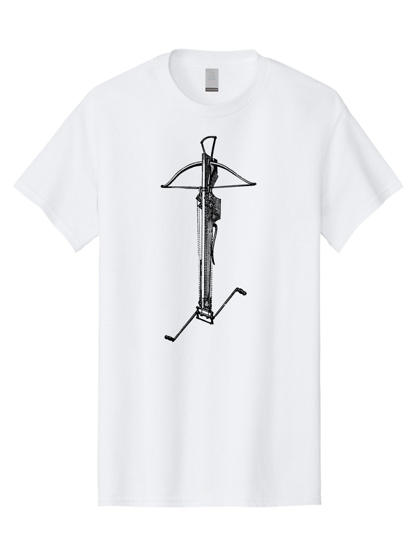 Crossbow-2 Men'S Graphic Tee, 100% Cotton, Comfortable Casual Summer Wear, Machine Washable, Crossbow, Medieval Weapon, Archery Equipment, Hunting Gear, Tactical Device, Precision Instrument, Historical Firearm Aad528 10