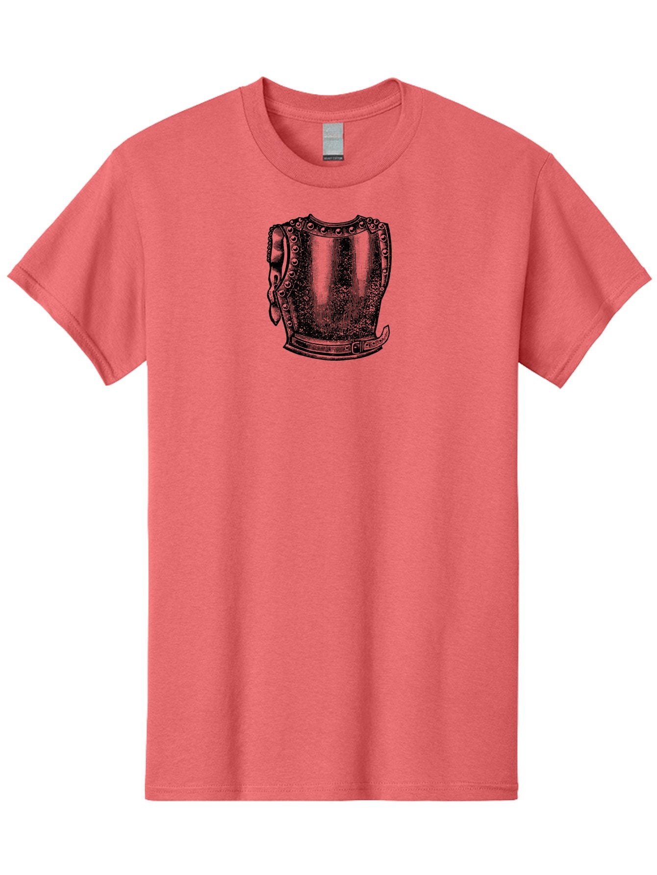 Cuirass-2 Men'S Graphic Tee, 100% Cotton, Comfortable Casual Summer Wear, Machine Washable, Medieval Armor, Historical Reenactment, Metal Protection, Armor Plating, Defensive Gear, Warrior Equipment, Armor Design, Historical Warfare, Aad531 4