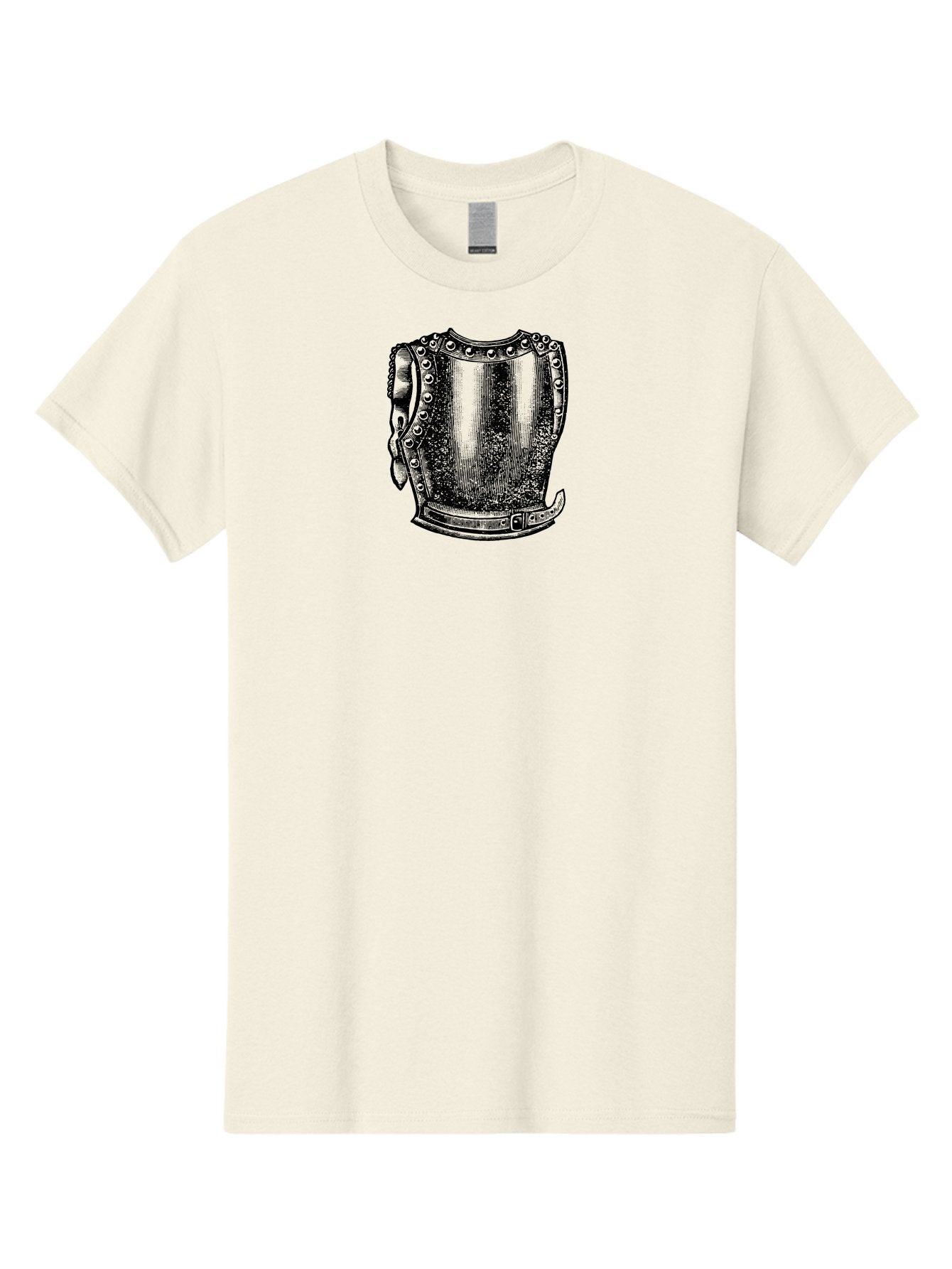 Cuirass-2 Men'S Graphic Tee, 100% Cotton, Comfortable Casual Summer Wear, Machine Washable, Medieval Armor, Historical Reenactment, Metal Protection, Armor Plating, Defensive Gear, Warrior Equipment, Armor Design, Historical Warfare, Aad531