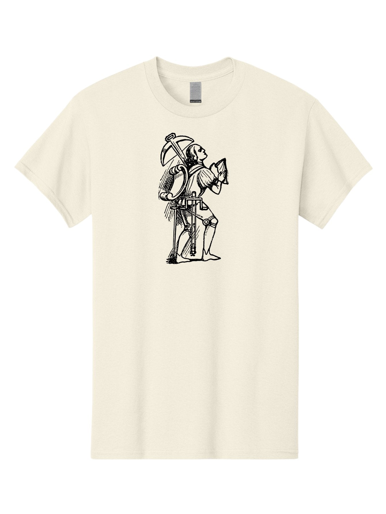 Death Men'S Graphic Tee, 100% Cotton, Comfortable Casual Summer Wear, Machine Washable, Death Personified, Medieval Art, Black And White Illustration, Grim Reaper, Harvest Symbol, Mortality, Historical Figure, Skeletal Figure, Aad533 11