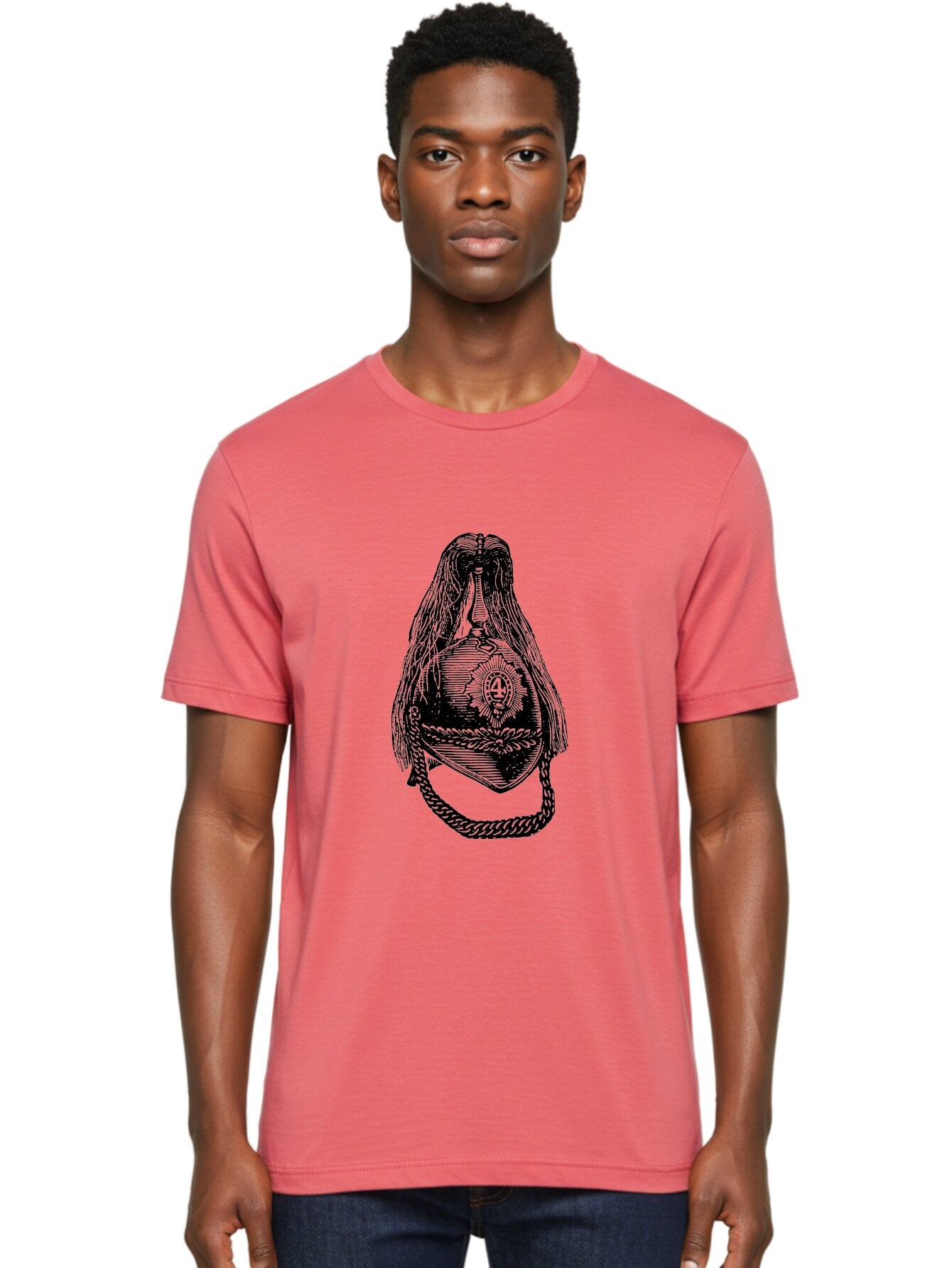 Goddess-With-Chalice-And-Rope Men'S Graphic Tee, 100% Cotton, Comfortable Casual Summer Wear, Machine Washable, Masonic Symbol, Mysterious Figure, Hood With Shadow, Sacred Emblem, Esoteric Art, Symbolic Representation, Secret Society, Aad536 22