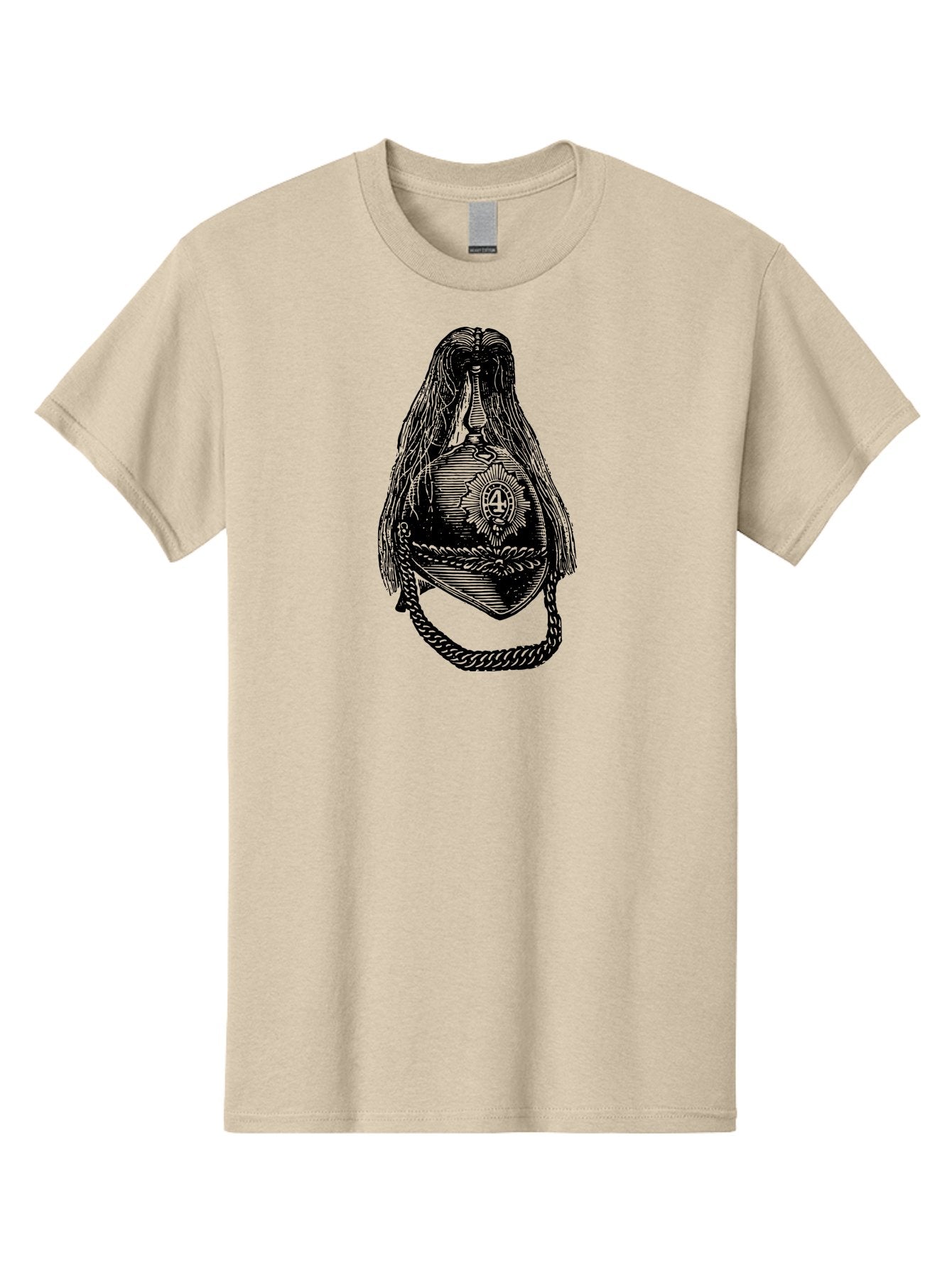 Goddess-With-Chalice-And-Rope Men'S Graphic Tee, 100% Cotton, Comfortable Casual Summer Wear, Machine Washable, Masonic Symbol, Mysterious Figure, Hood With Shadow, Sacred Emblem, Esoteric Art, Symbolic Representation, Secret Society, Aad536