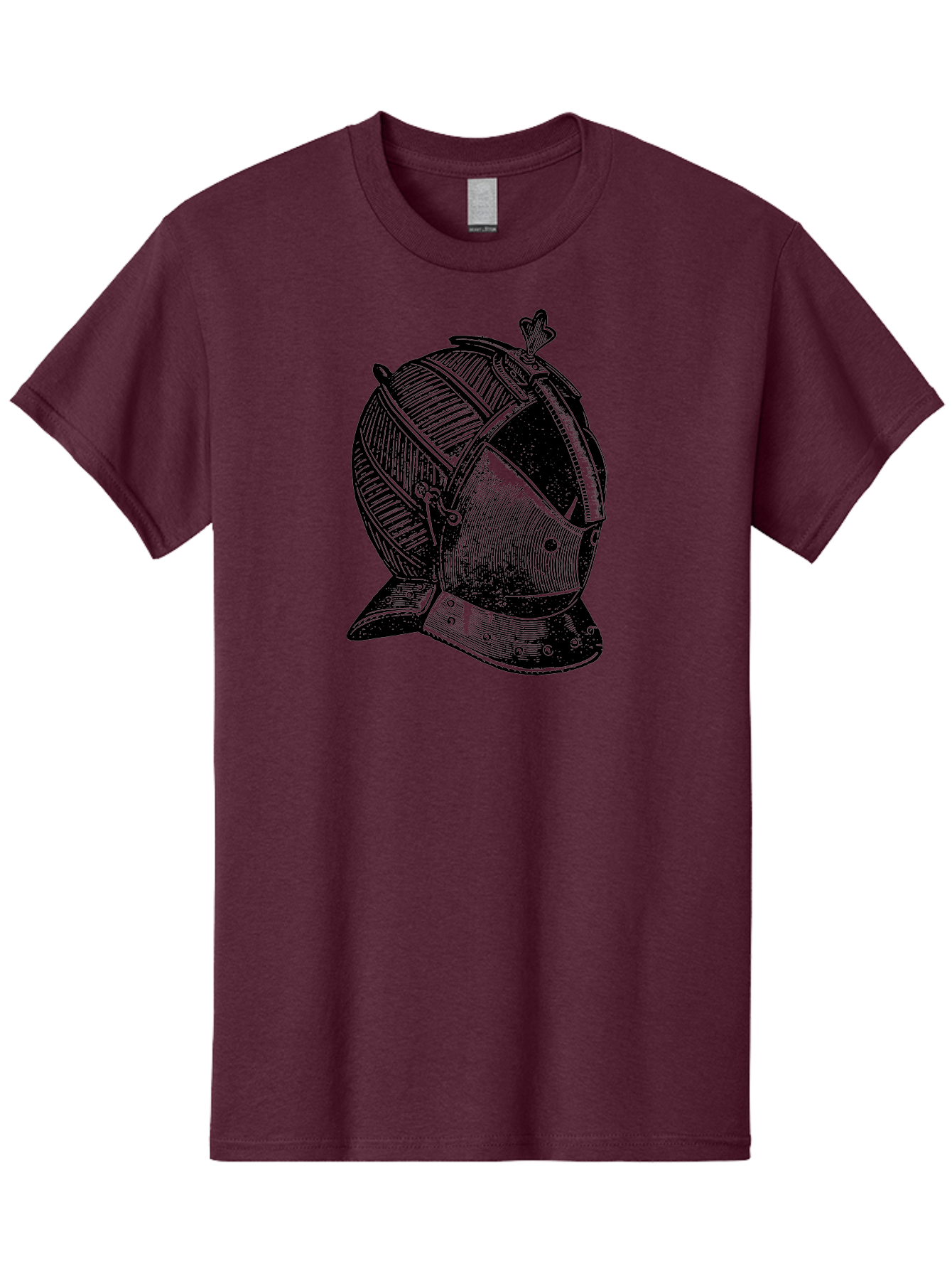 Medieval-Knight-Helmet Men'S Graphic Tee, 100% Cotton, Comfortable Casual Summer Wear, Machine Washable, Medieval Armor, Knight Helmet, Protective Gear, Armor Design, Historical Warfare, Metal Craftsmanship, Medieval Knight Aad548 17