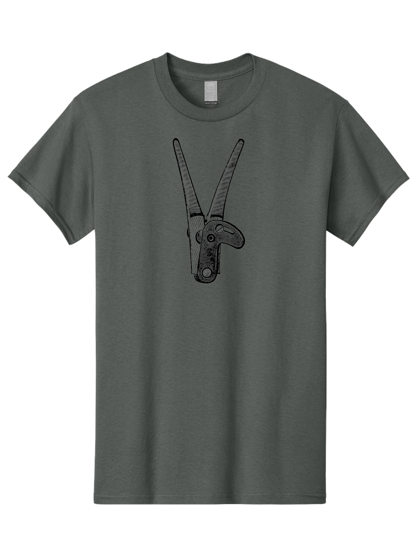 Pruning-Shears Men'S Graphic Tee, 100% Cotton, Comfortable Casual Summer Wear, Machine Washable, Pruning Shears, Gardening Tool, Cutting Equipment, Horticulture, Plant Care, Garden Maintenance, Sharp Blades, Gardening Scissors Aad556 11