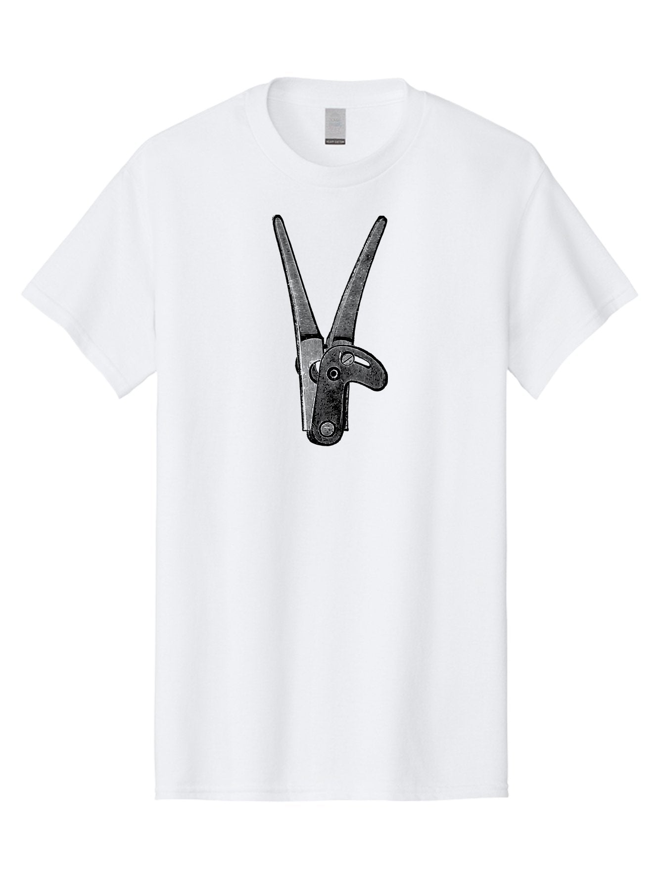Pruning-Shears Men'S Graphic Tee, 100% Cotton, Comfortable Casual Summer Wear, Machine Washable, Pruning Shears, Gardening Tool, Cutting Equipment, Horticulture, Plant Care, Garden Maintenance, Sharp Blades, Gardening Scissors Aad556 13