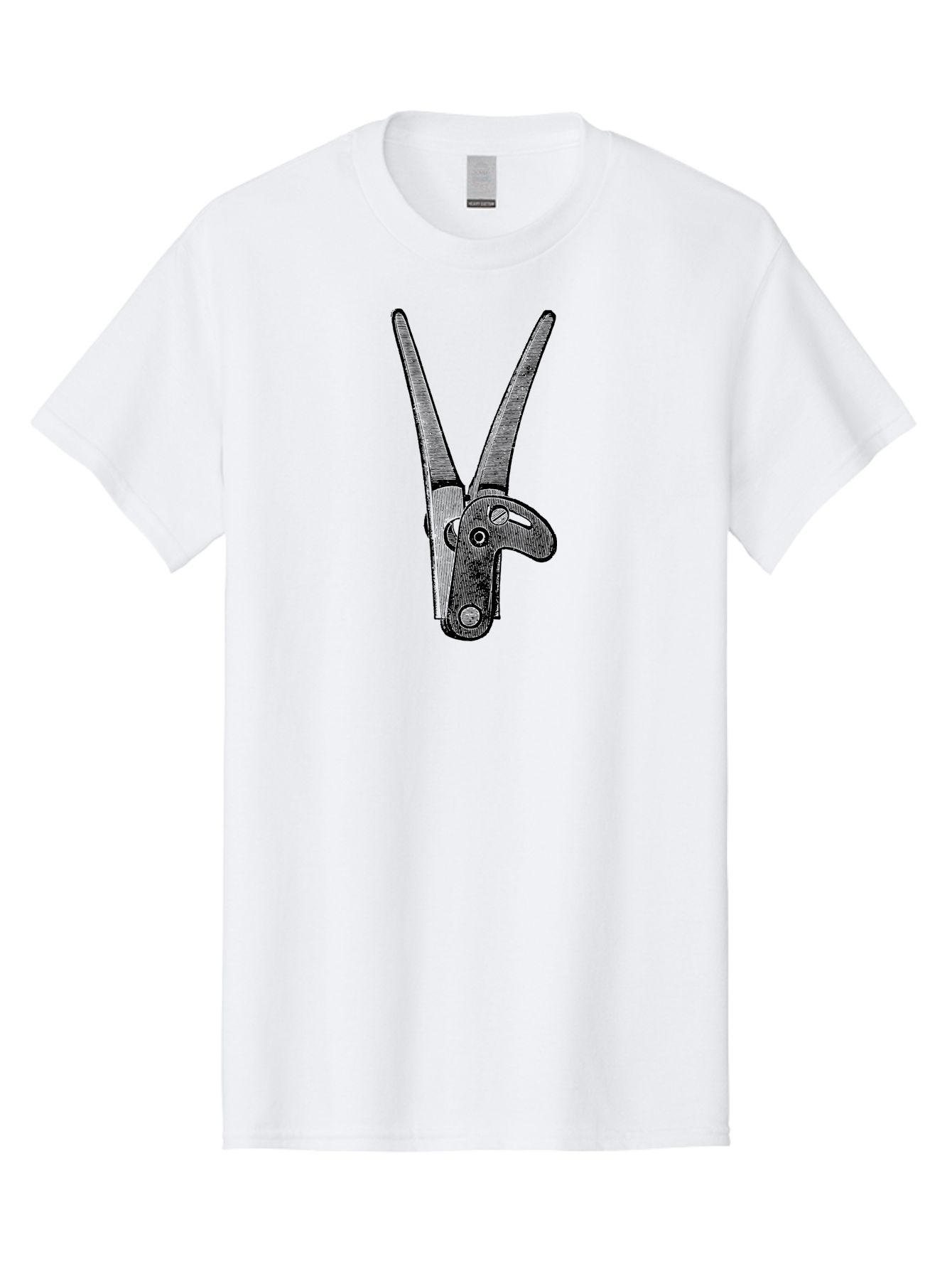 Pruning-Shears Men'S Graphic Tee, 100% Cotton, Comfortable Casual Summer Wear, Machine Washable, Pruning Shears, Gardening Tool, Cutting Equipment, Horticulture, Plant Care, Garden Maintenance, Sharp Blades, Gardening Scissors Aad556 29