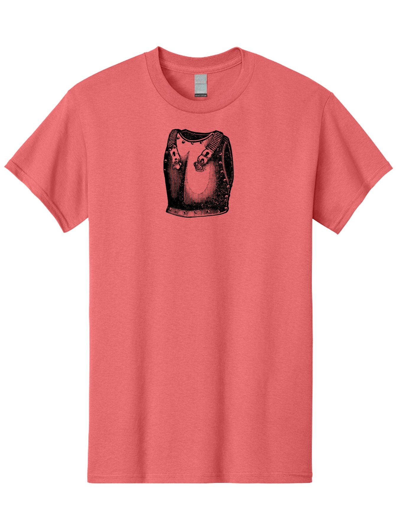 Studded-Leather-Vest Men'S Graphic Tee, 100% Cotton, Comfortable Casual Summer Wear, Machine Washable, Studded Vest, Punk Fashion, Rock Clothing, Edgy Style, Metal Accessories, Bold Design, Rebellious Look, Alternative Clothing Aad560 14