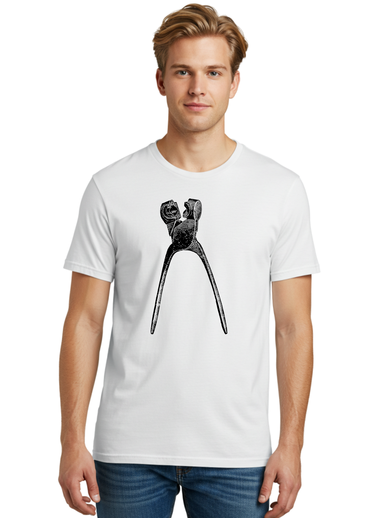 Tooth-Extraction-Forceps Men'S Graphic Tee, 100% Cotton, Comfortable Casual Summer Wear, Machine Washable, Dental Extraction, Tooth Removal, Forceps, Dentist Tools, Medical Equipment, Dental Instruments, Oral Surgery Aad562 26