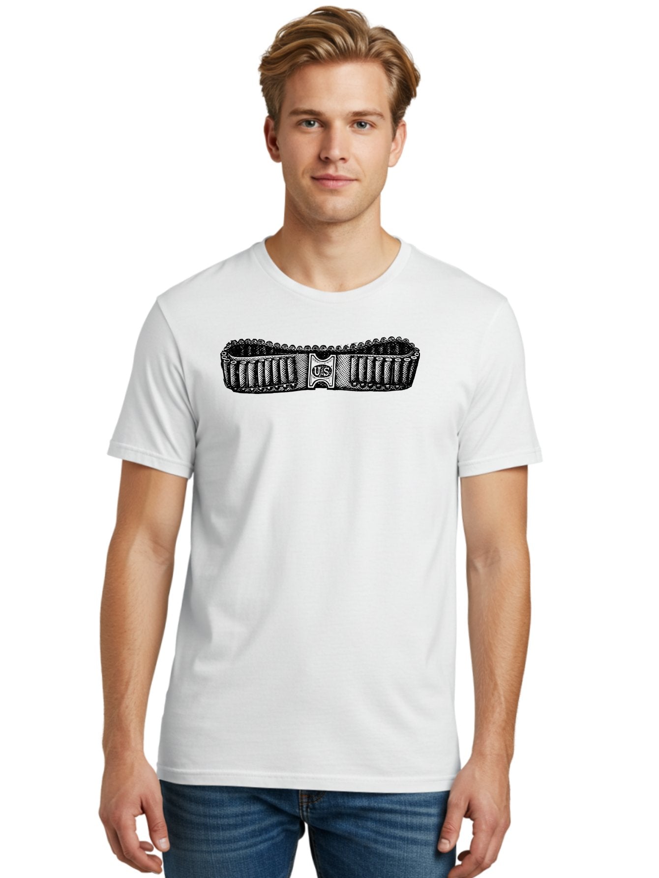 U-S-Dog-Collar Men'S Graphic Tee, 100% Cotton, Comfortable Casual Summer Wear, Machine Washable, Dog Collar, Pet Accessory, U*S Logo, Vintage Illustration, Retro Design, Pet Fashion, Collar Buckle Aad564 22