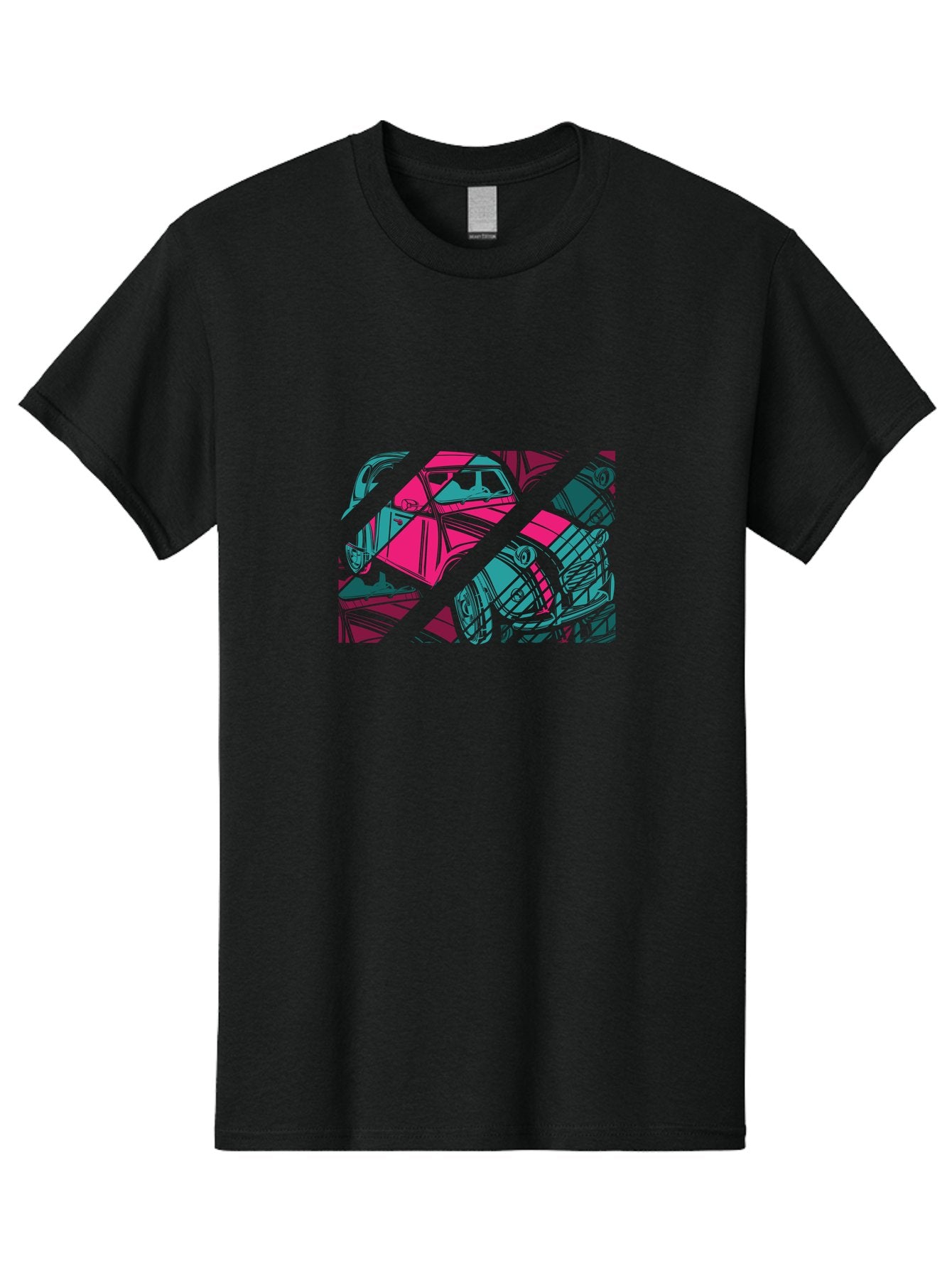 Abstract-Shapes Men'S Graphic Tee, 100% Cotton, Comfortable Casual Summer Wear, Machine Washable, Abstract Art, Modern Design, Vibrant Colors, Pink, Blue, Geometric Shapes, Mixed Media, Creative Expression, Artistic Texture, Contemporary Style Aad568 13