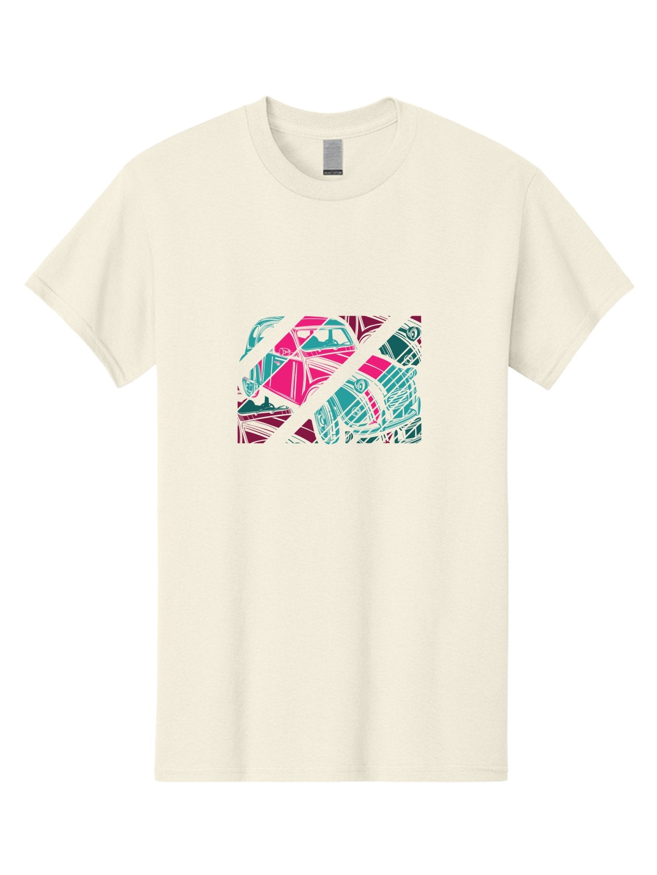 Abstract-Shapes Men'S Graphic Tee, 100% Cotton, Comfortable Casual Summer Wear, Machine Washable, Abstract Art, Modern Design, Vibrant Colors, Pink, Blue, Geometric Shapes, Mixed Media, Creative Expression, Artistic Texture, Contemporary Style Aad568 4