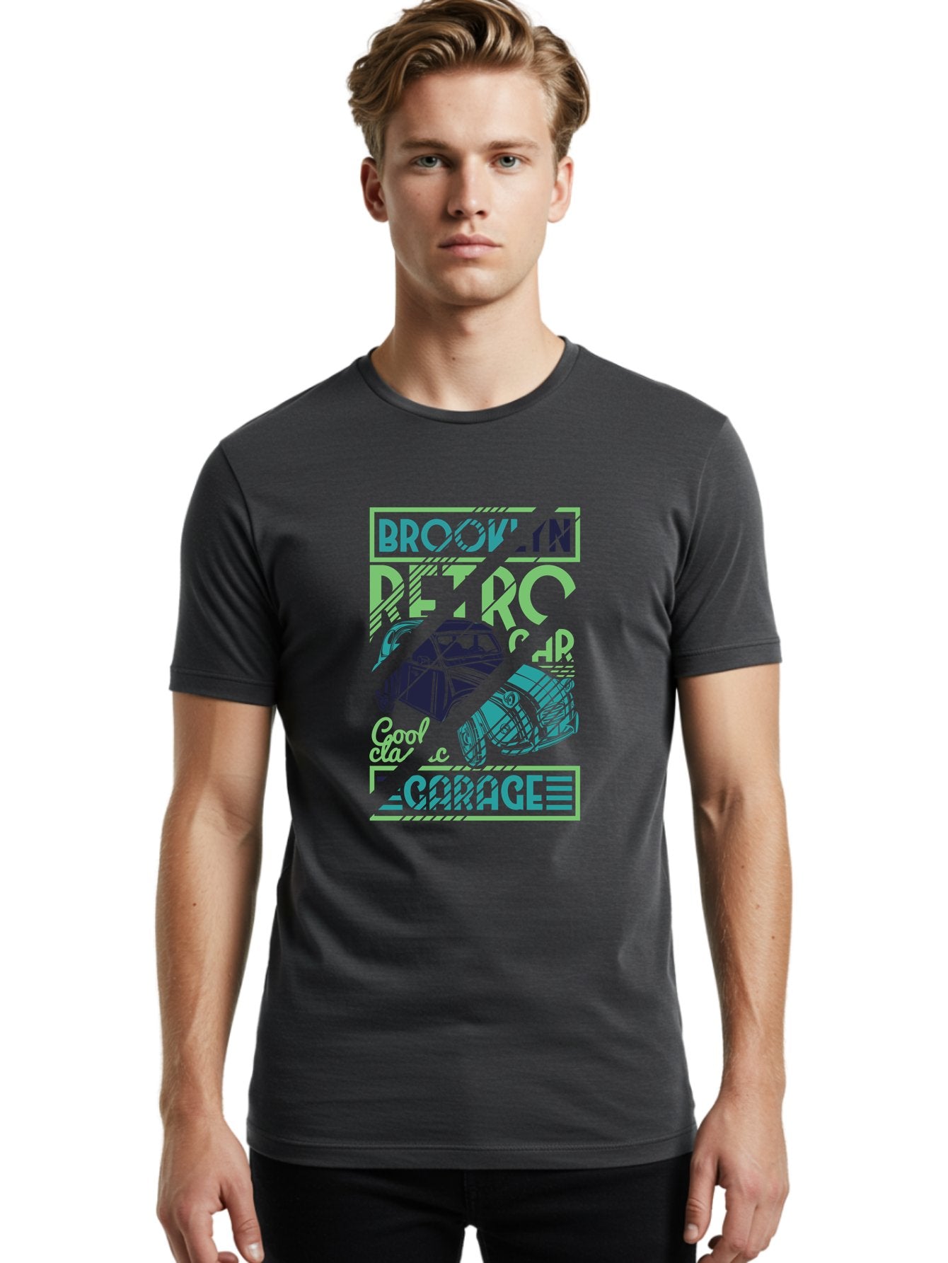 Brook-N-Petro-Car-Cool Men'S Graphic Tee, 100% Cotton, Comfortable Casual Summer Wear, Machine Washable, Vintage Car, Retro Automobile, Cool Design, Stylized Vehicle, Drift Car, Custom Graphic, Automotive Art, Graphic Design, Typography, Aad569 27