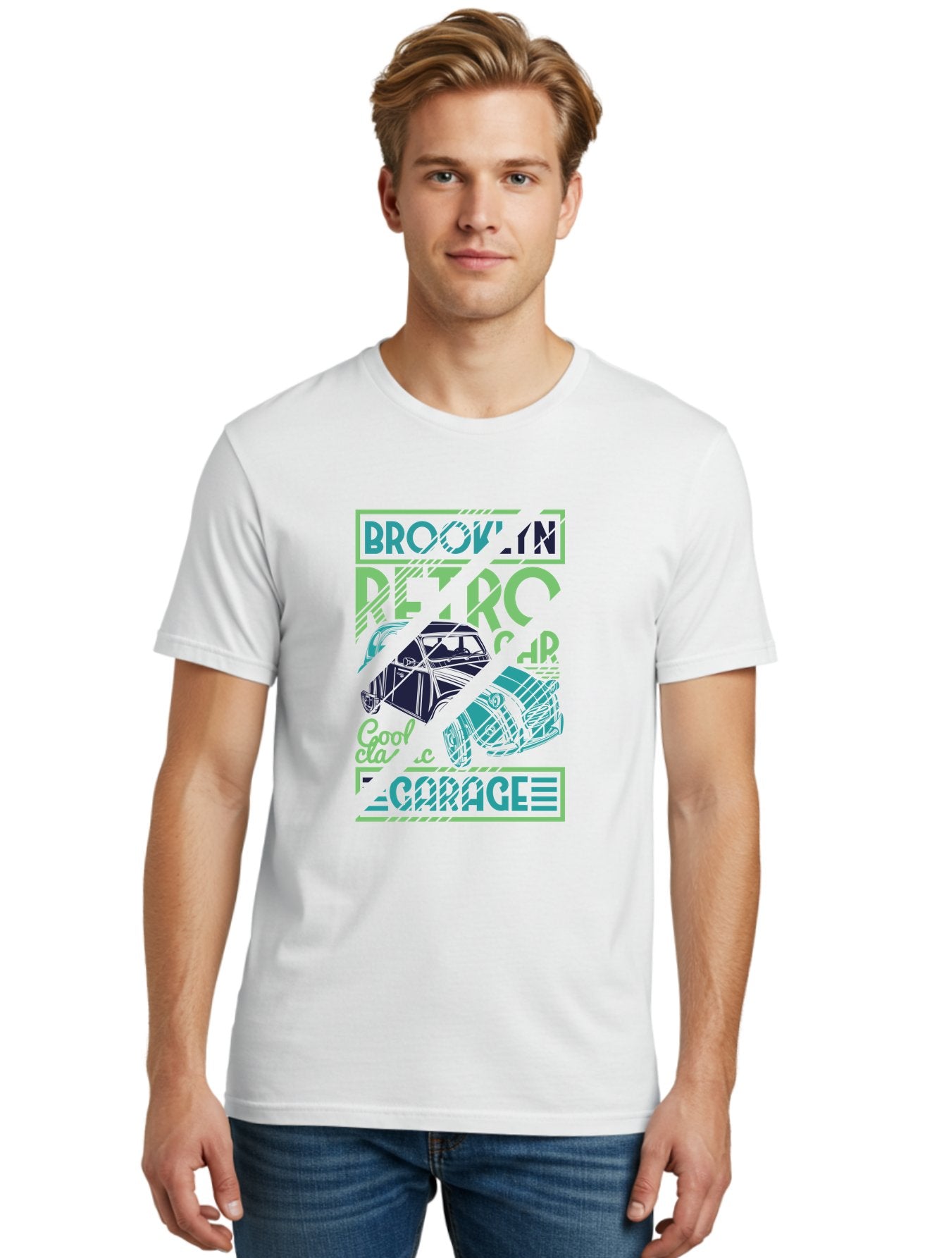 Brook-N-Petro-Car-Cool Men'S Graphic Tee, 100% Cotton, Comfortable Casual Summer Wear, Machine Washable, Vintage Car, Retro Automobile, Cool Design, Stylized Vehicle, Drift Car, Custom Graphic, Automotive Art, Graphic Design, Typography, Aad569 24