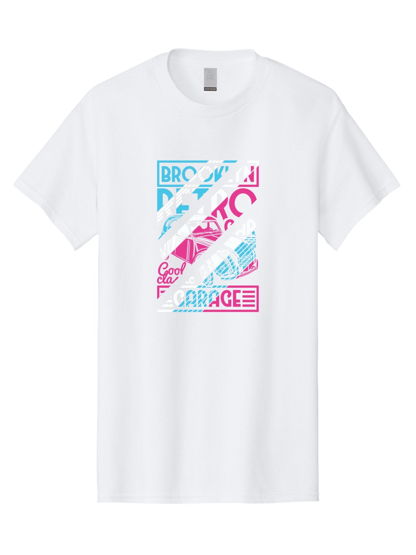 Brooklyn-Petrcar-Garage Men'S Graphic Tee, 100% Cotton, Comfortable Casual Summer Wear, Machine Washable, Graffiti Art, Urban Culture, Streetwear Fashion, Brooklyn Style, Garage Vibes, Typography Design, Typographic Art, Abstract Shapes, Aad570 12