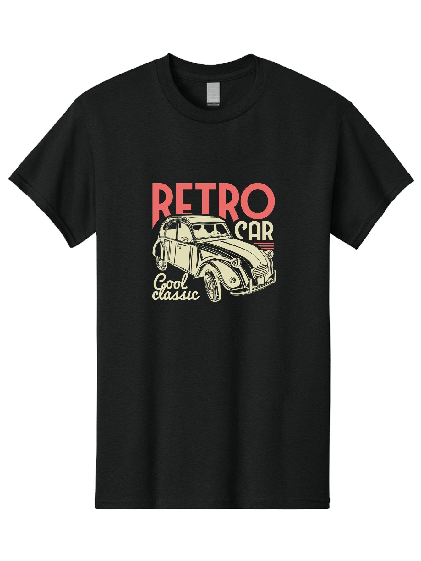 Retro-Car-1 Men'S Graphic Tee, 100% Cotton, Comfortable Casual Summer Wear, Machine Washable, Vintage Car, Retro Automobile, Classic Vehicle, Nostalgic Ride, Cool Classic, Retro Style, Vintage Wheels, Antique Car Aad573 10