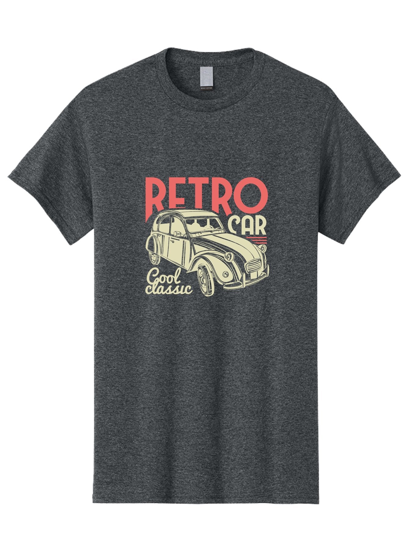 Retro-Car-1 Men'S Graphic Tee, 100% Cotton, Comfortable Casual Summer Wear, Machine Washable, Vintage Car, Retro Automobile, Classic Vehicle, Nostalgic Ride, Cool Classic, Retro Style, Vintage Wheels, Antique Car Aad573 11