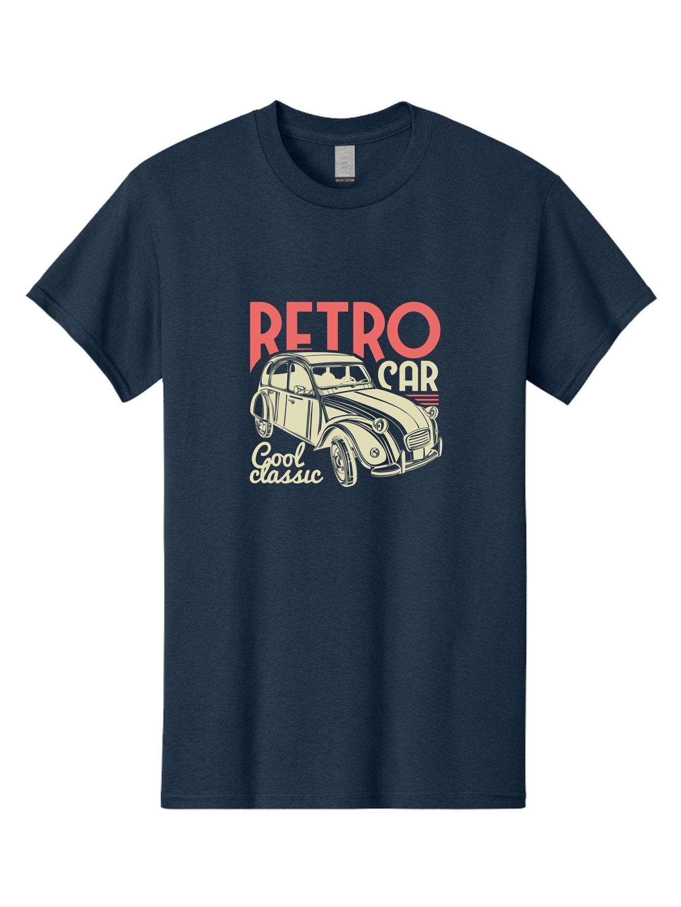 Retro-Car-1 Men'S Graphic Tee, 100% Cotton, Comfortable Casual Summer Wear, Machine Washable, Vintage Car, Retro Automobile, Classic Vehicle, Nostalgic Ride, Cool Classic, Retro Style, Vintage Wheels, Antique Car Aad573 12