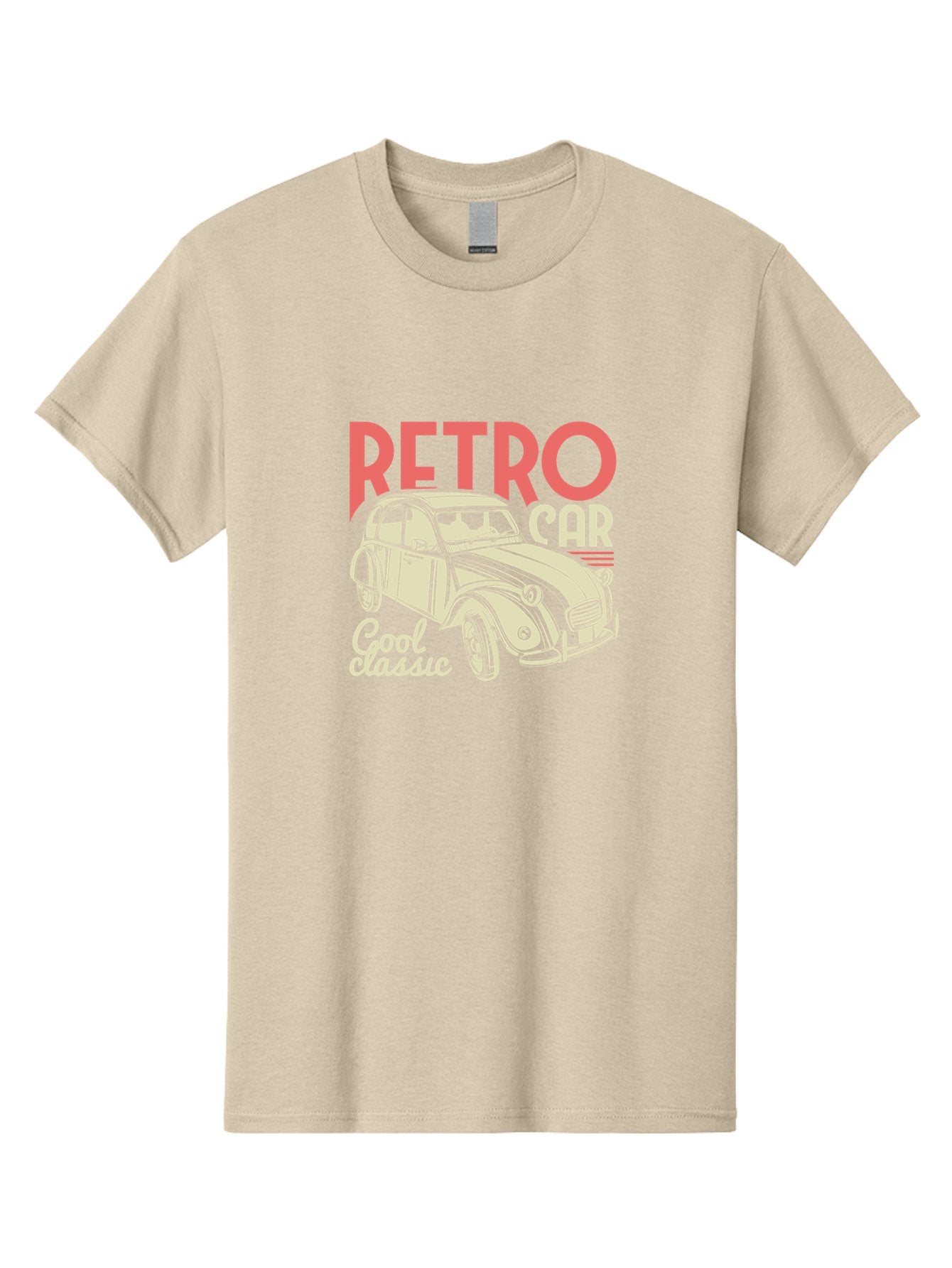 Retro-Car-1 Men'S Graphic Tee, 100% Cotton, Comfortable Casual Summer Wear, Machine Washable, Vintage Car, Retro Automobile, Classic Vehicle, Nostalgic Ride, Cool Classic, Retro Style, Vintage Wheels, Antique Car Aad573 15