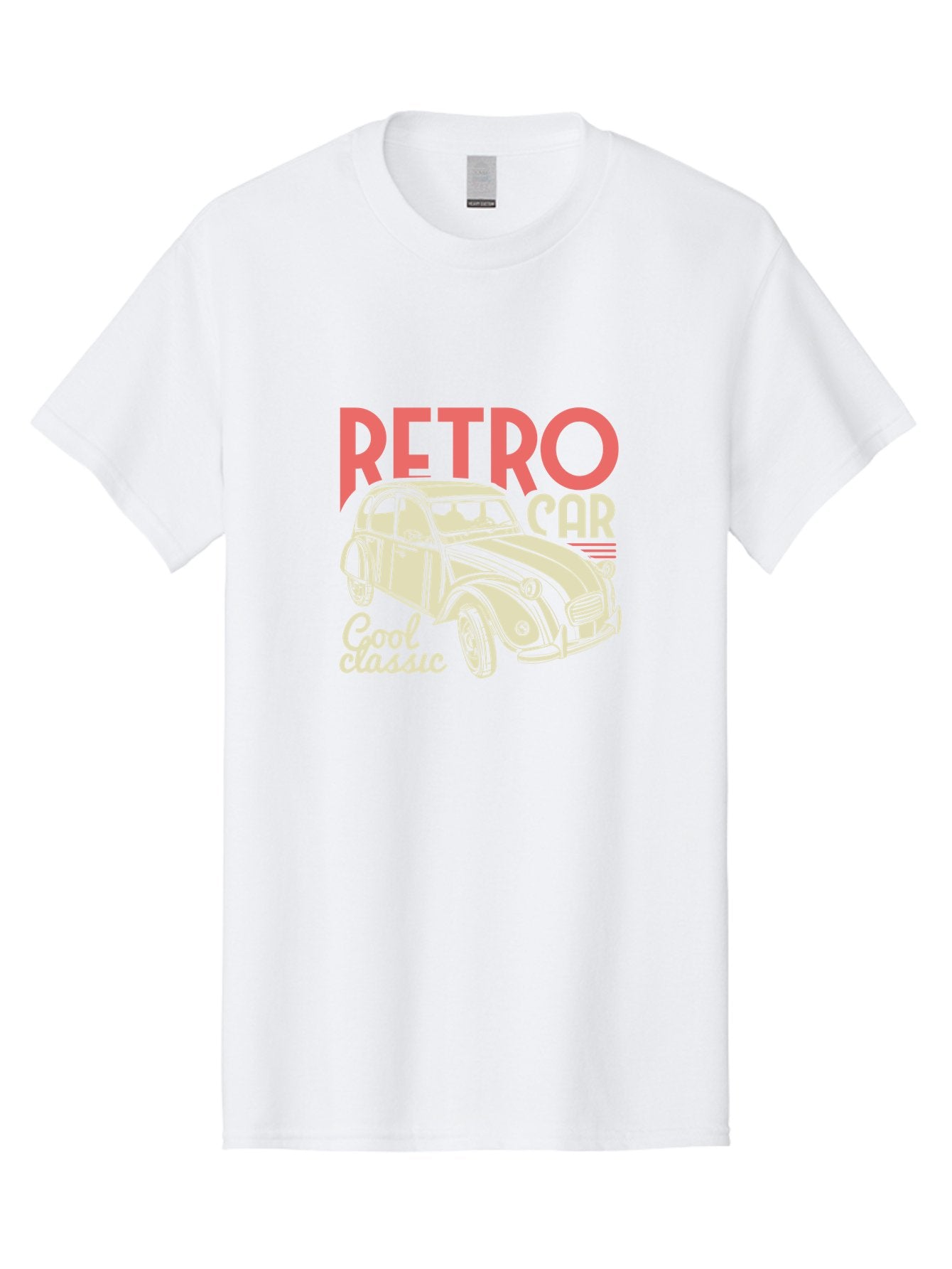 Retro-Car-1 Men'S Graphic Tee, 100% Cotton, Comfortable Casual Summer Wear, Machine Washable, Vintage Car, Retro Automobile, Classic Vehicle, Nostalgic Ride, Cool Classic, Retro Style, Vintage Wheels, Antique Car Aad573 14