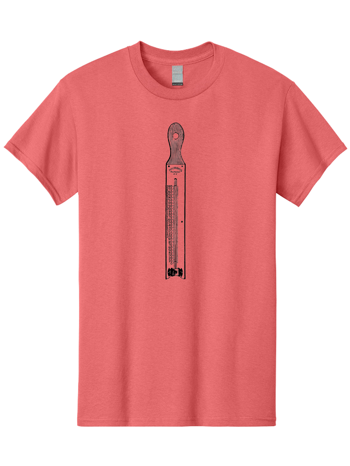 Allbrit-Thermometer Men'S Graphic Tee, 100% Cotton, Comfortable Casual Summer Wear, Machine Washable, Vintage Thermometer, Temperature Measurement, Weather Forecasting, Scientific Instrument, Mercury Thermometer, Six'S Thermometer, Aad579 29