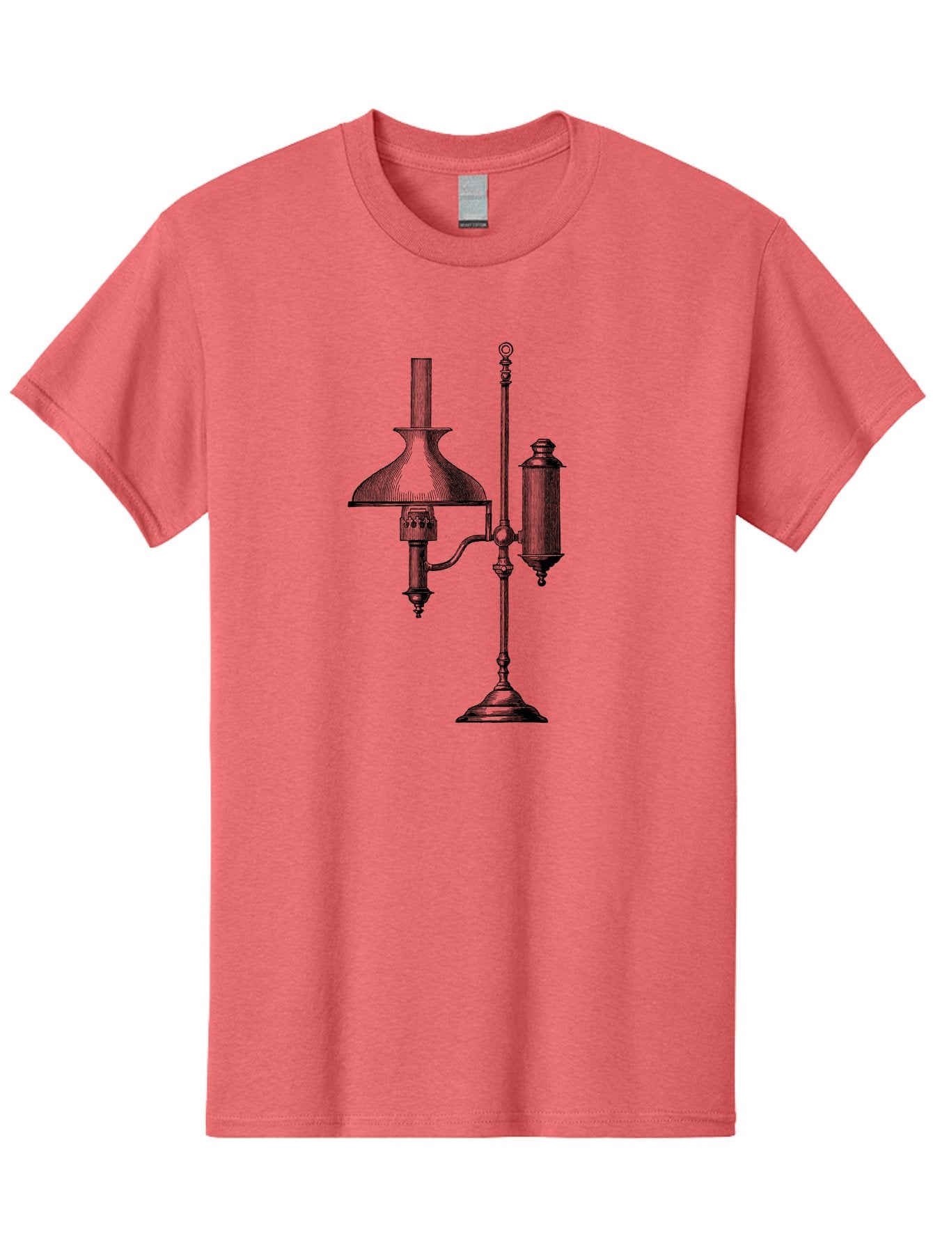 Argand-Lamp Men'S Graphic Tee, 100% Cotton, Comfortable Casual Summer Wear, Machine Washable, Vintage Lighting, Antique Lamp, Argand Oil Lamp, Classic Design, Ornate Details, Oil Lamp, Traditional Decor, Retro Style, Home Decor Aad580 6