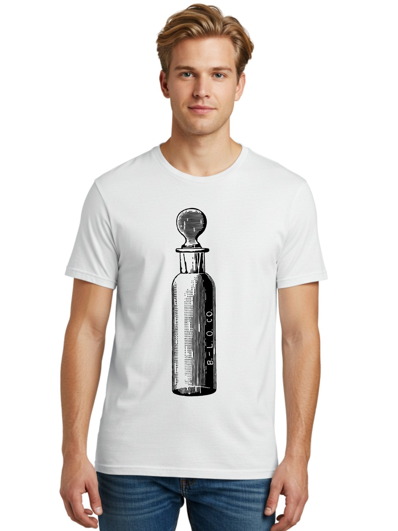 B-0-300-Hydrometer Men'S Graphic Tee, 100% Cotton, Comfortable Casual Summer Wear, Machine Washable, Urinometer, Laboratory Equipment, Scientific Tool, Measurement Device, Cylindrical Glass, Bulb On Top, 0.30 Calibration, Medical Analysis, Aad583 24