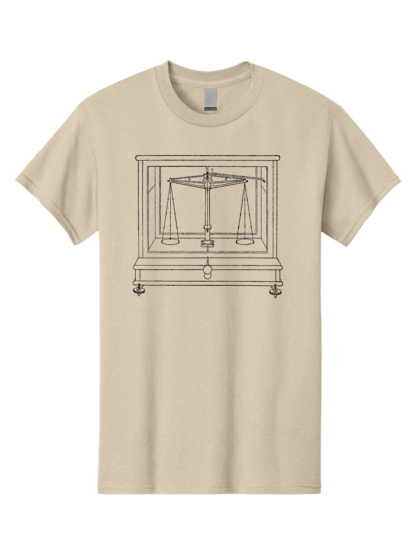 Balance-Scale Men'S Graphic Tee, 100% Cotton, Comfortable Casual Summer Wear, Machine Washable, Balance Scale, Weighing Instrument, Precision Measurement, Justice Symbol, Equality Representation, Laboratory Equipment, Scientific Tool, Aad584 21