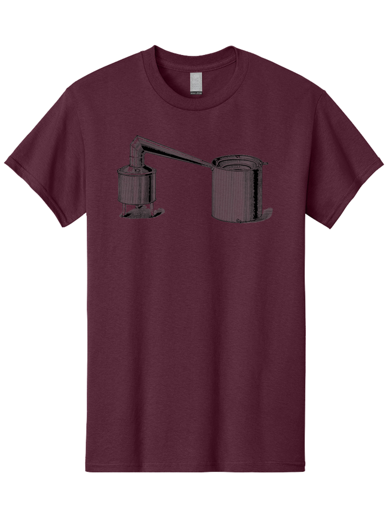 Coffeepot Men'S Graphic Tee, 100% Cotton, Comfortable Casual Summer Wear, Machine Washable, Vintage Laboratory Equipment, Scientific Apparatus, Distillation Device, Metal Containers, Pipes And Tubes, Retro Laboratory Setup, Aad586 9
