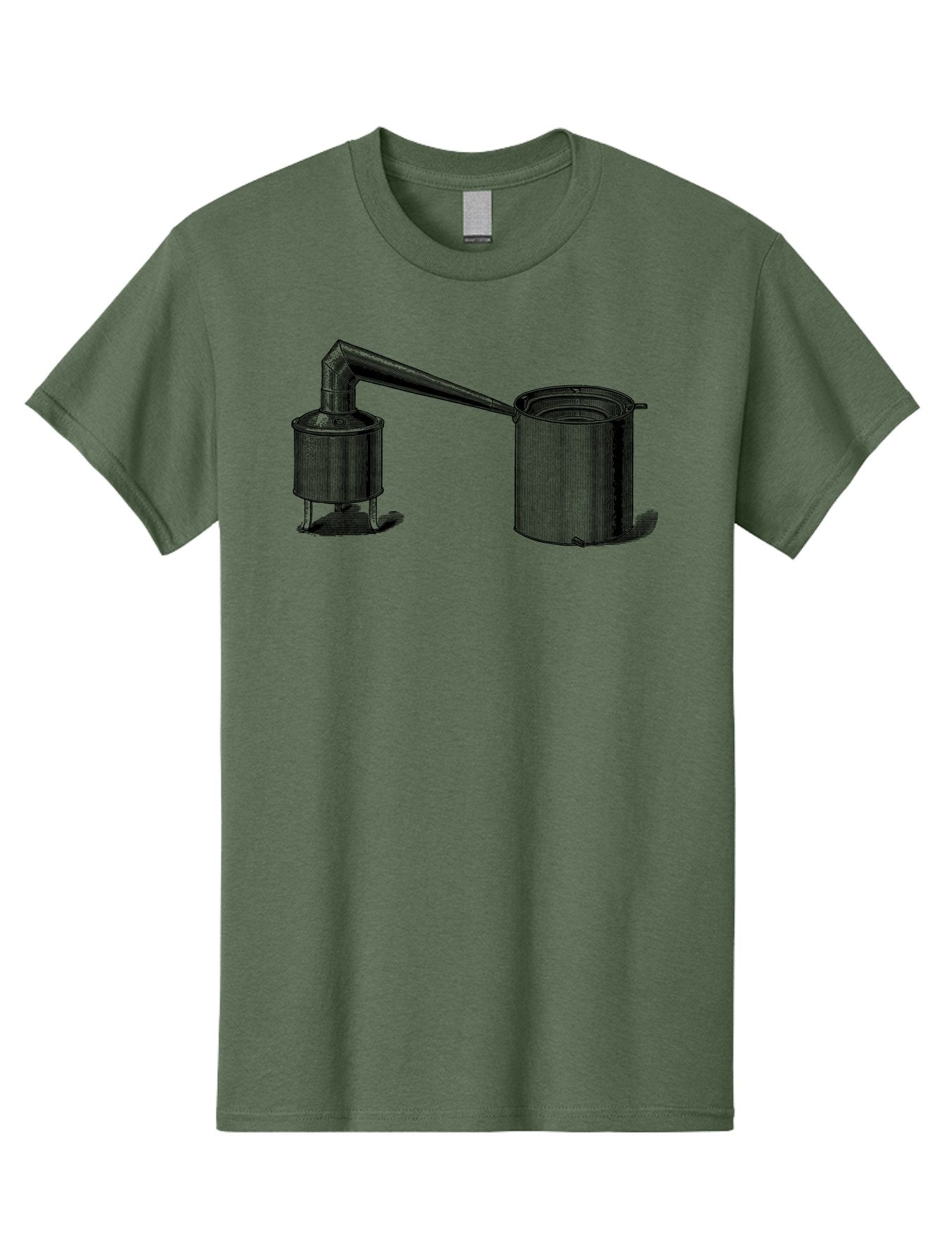 Coffeepot Men'S Graphic Tee, 100% Cotton, Comfortable Casual Summer Wear, Machine Washable, Vintage Laboratory Equipment, Scientific Apparatus, Distillation Device, Metal Containers, Pipes And Tubes, Retro Laboratory Setup, Aad586 7