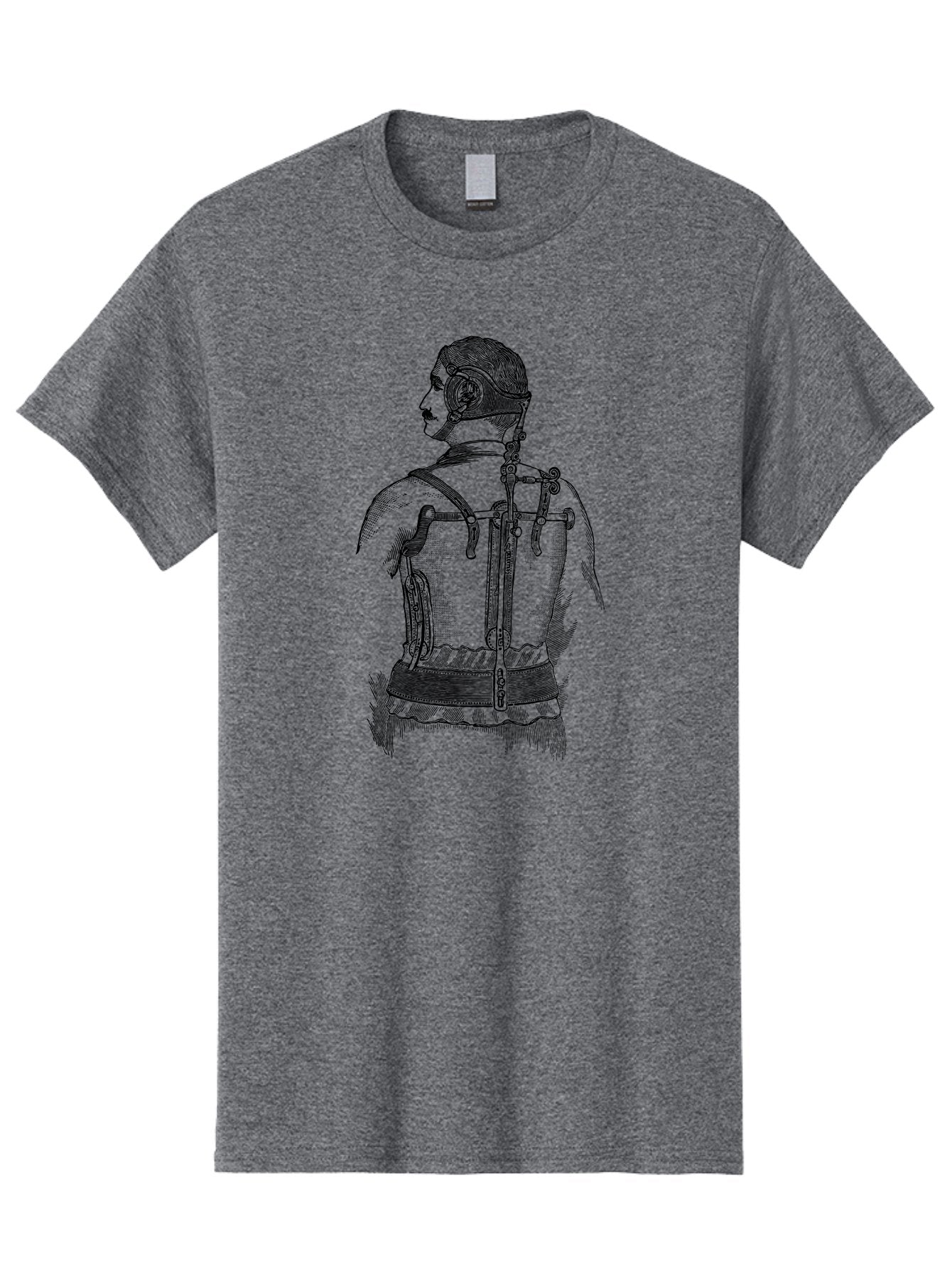 Corset Men'S Graphic Tee, 100% Cotton, Comfortable Casual Summer Wear, Machine Washable, Woman Wearing Corset, Vintage Fashion, Antique Clothing, Historical Attire, Tight-Lacing, Restrictive Garments, Women'S Clothing, Fashion History, Aad587 15