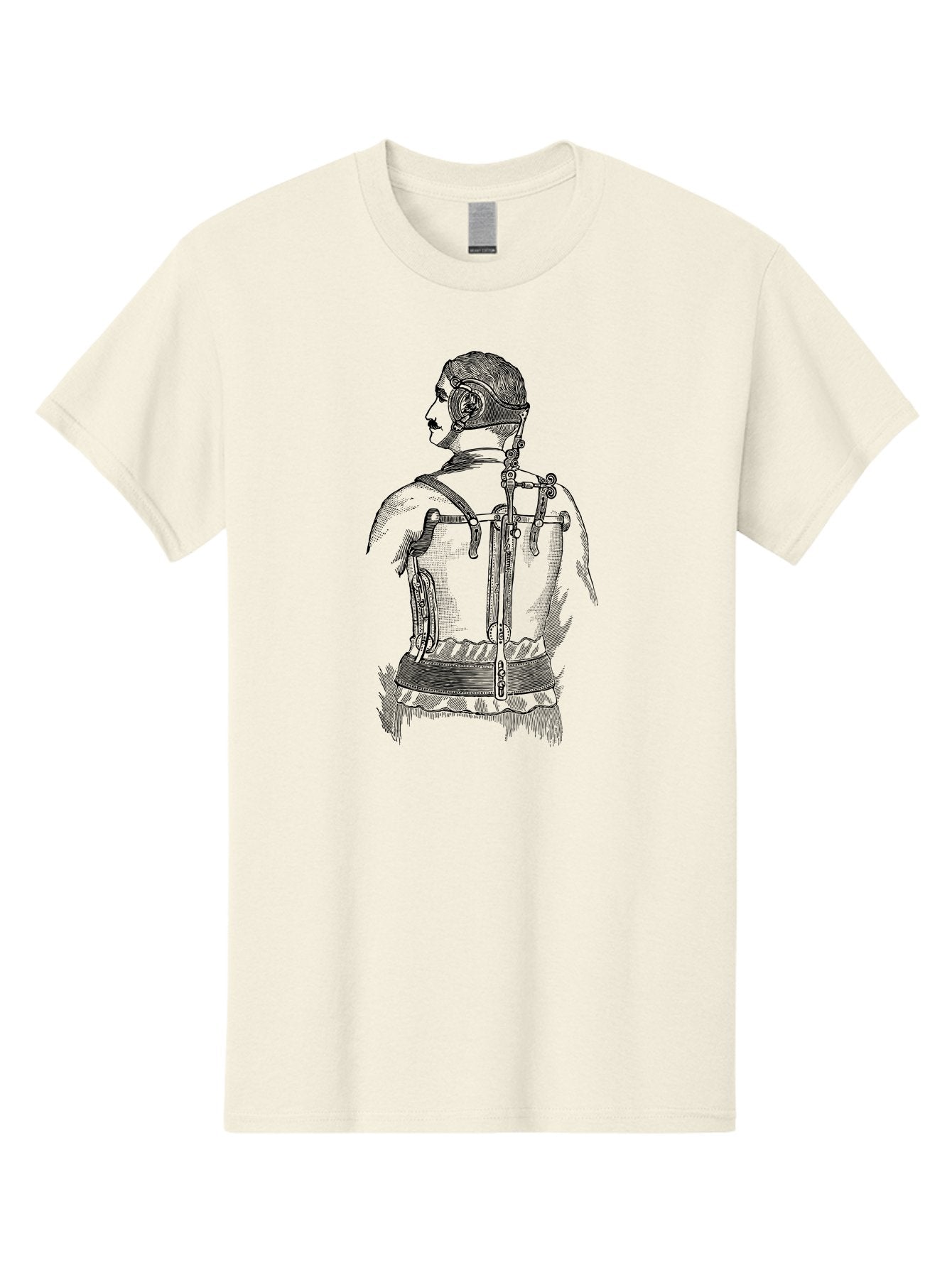 Corset Men'S Graphic Tee, 100% Cotton, Comfortable Casual Summer Wear, Machine Washable, Woman Wearing Corset, Vintage Fashion, Antique Clothing, Historical Attire, Tight-Lacing, Restrictive Garments, Women'S Clothing, Fashion History, Aad587 7