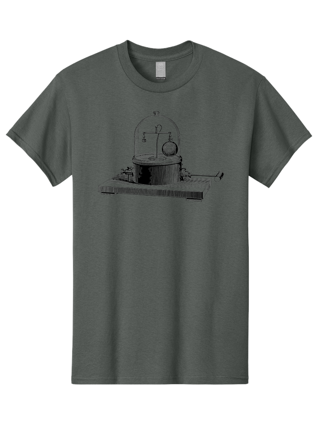 Coulomb-S-Electrometer Men'S Graphic Tee, 100% Cotton, Comfortable Casual Summer Wear, Machine Washable, Scientific Equipment, Torsion Balance, Electrostatic Measurement, Scientific Instrument, Experimental Setup, Laboratory Device, Aad588 29