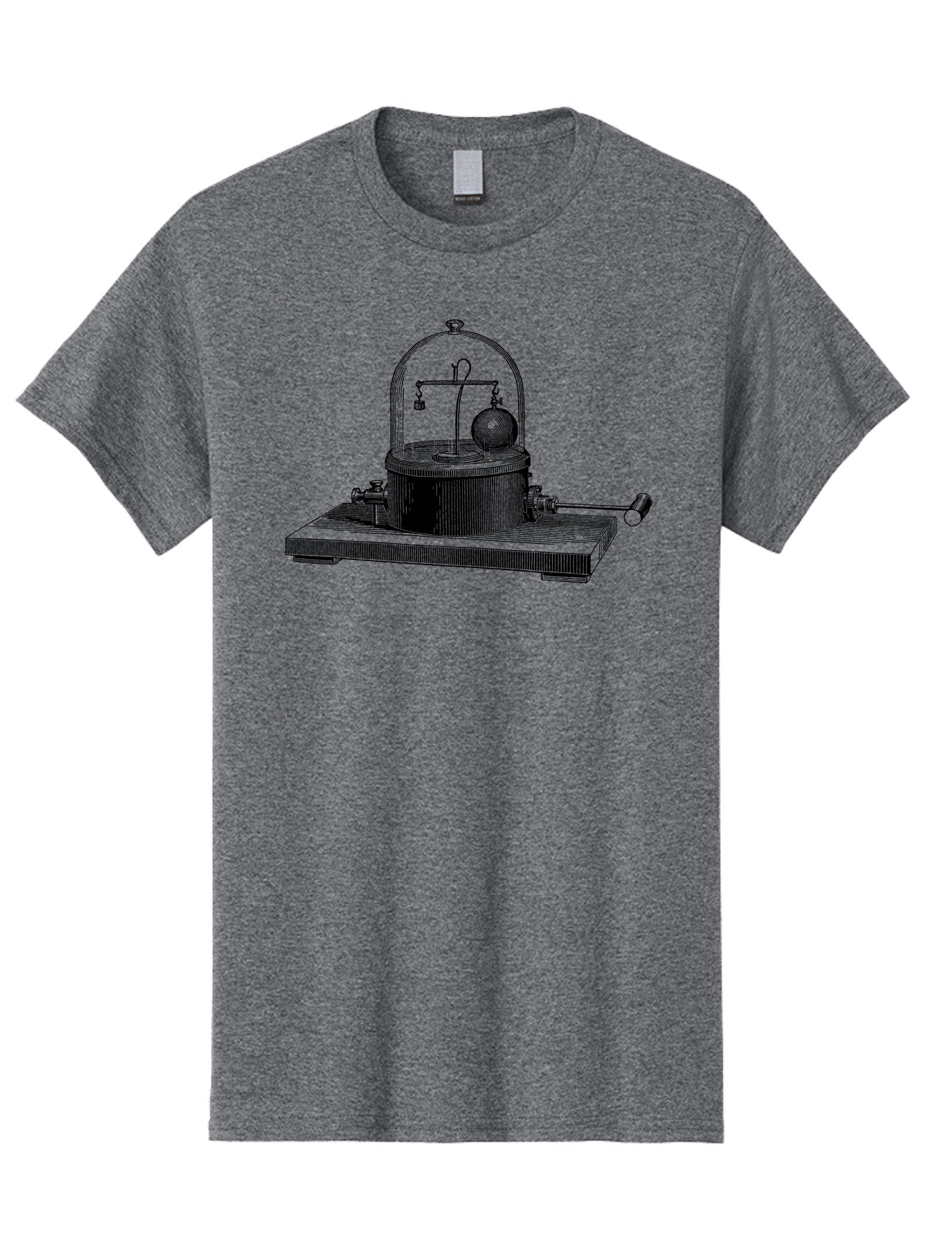 Coulomb-S-Electrometer Men'S Graphic Tee, 100% Cotton, Comfortable Casual Summer Wear, Machine Washable, Scientific Equipment, Torsion Balance, Electrostatic Measurement, Scientific Instrument, Experimental Setup, Laboratory Device, Aad588 7