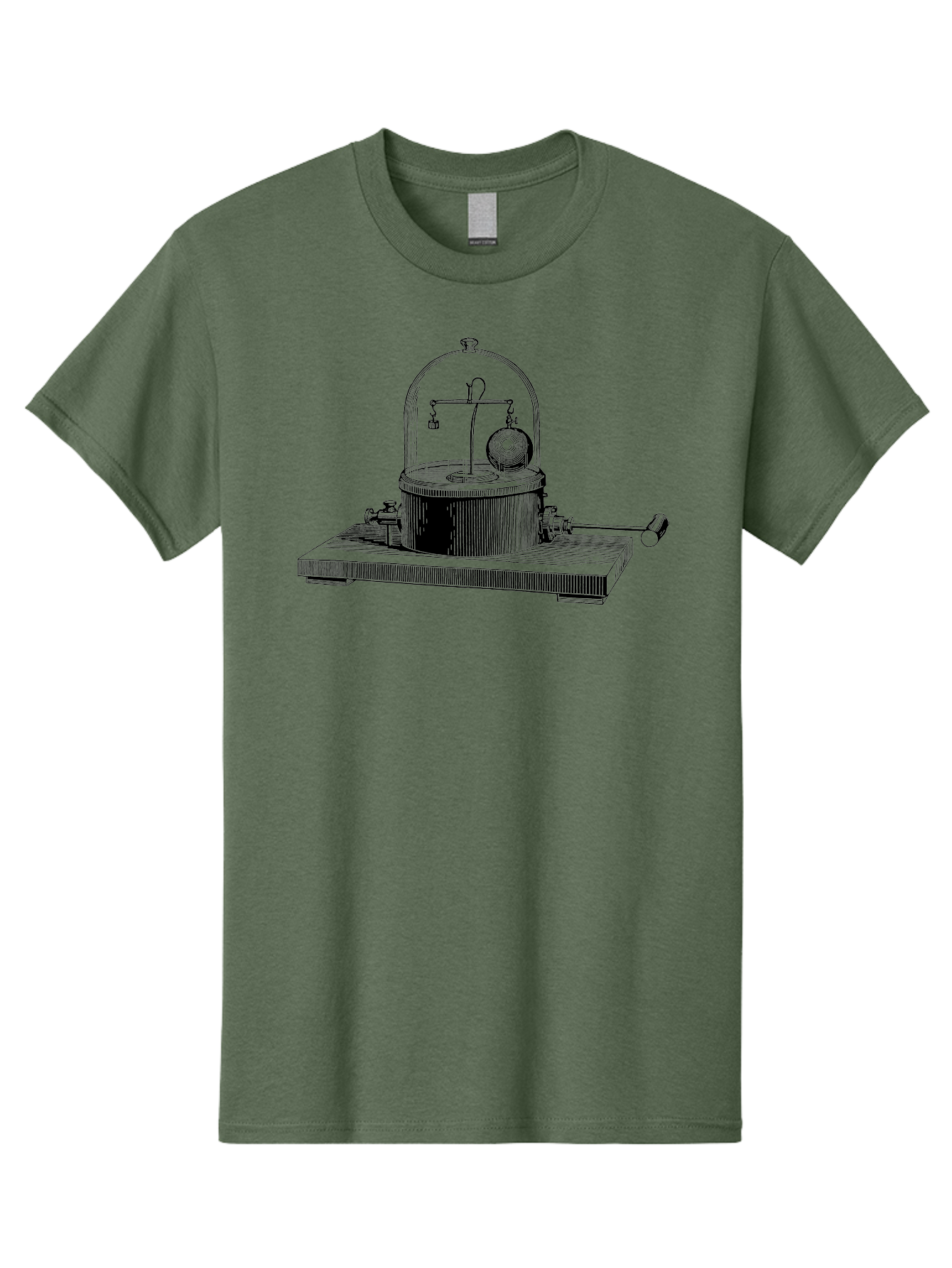 Coulomb-S-Electrometer Men'S Graphic Tee, 100% Cotton, Comfortable Casual Summer Wear, Machine Washable, Scientific Equipment, Torsion Balance, Electrostatic Measurement, Scientific Instrument, Experimental Setup, Laboratory Device, Aad588 5