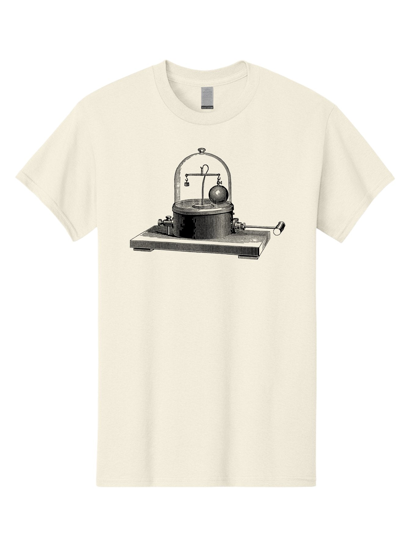 Coulomb-S-Electrometer Men'S Graphic Tee, 100% Cotton, Comfortable Casual Summer Wear, Machine Washable, Scientific Equipment, Torsion Balance, Electrostatic Measurement, Scientific Instrument, Experimental Setup, Laboratory Device, Aad588 9