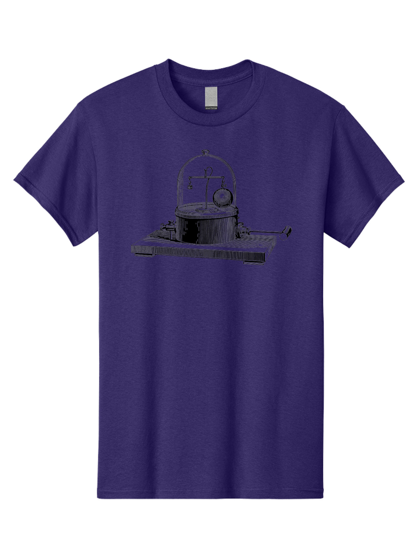 Coulomb-S-Electrometer Men'S Graphic Tee, 100% Cotton, Comfortable Casual Summer Wear, Machine Washable, Scientific Equipment, Torsion Balance, Electrostatic Measurement, Scientific Instrument, Experimental Setup, Laboratory Device, Aad588 23