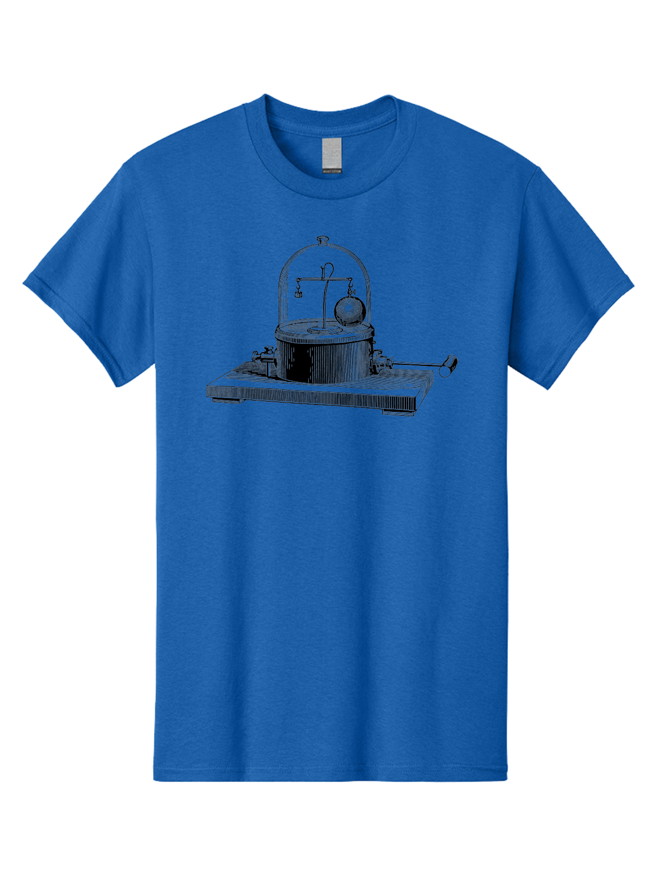 Coulomb-S-Electrometer Men'S Graphic Tee, 100% Cotton, Comfortable Casual Summer Wear, Machine Washable, Scientific Equipment, Torsion Balance, Electrostatic Measurement, Scientific Instrument, Experimental Setup, Laboratory Device, Aad588 15