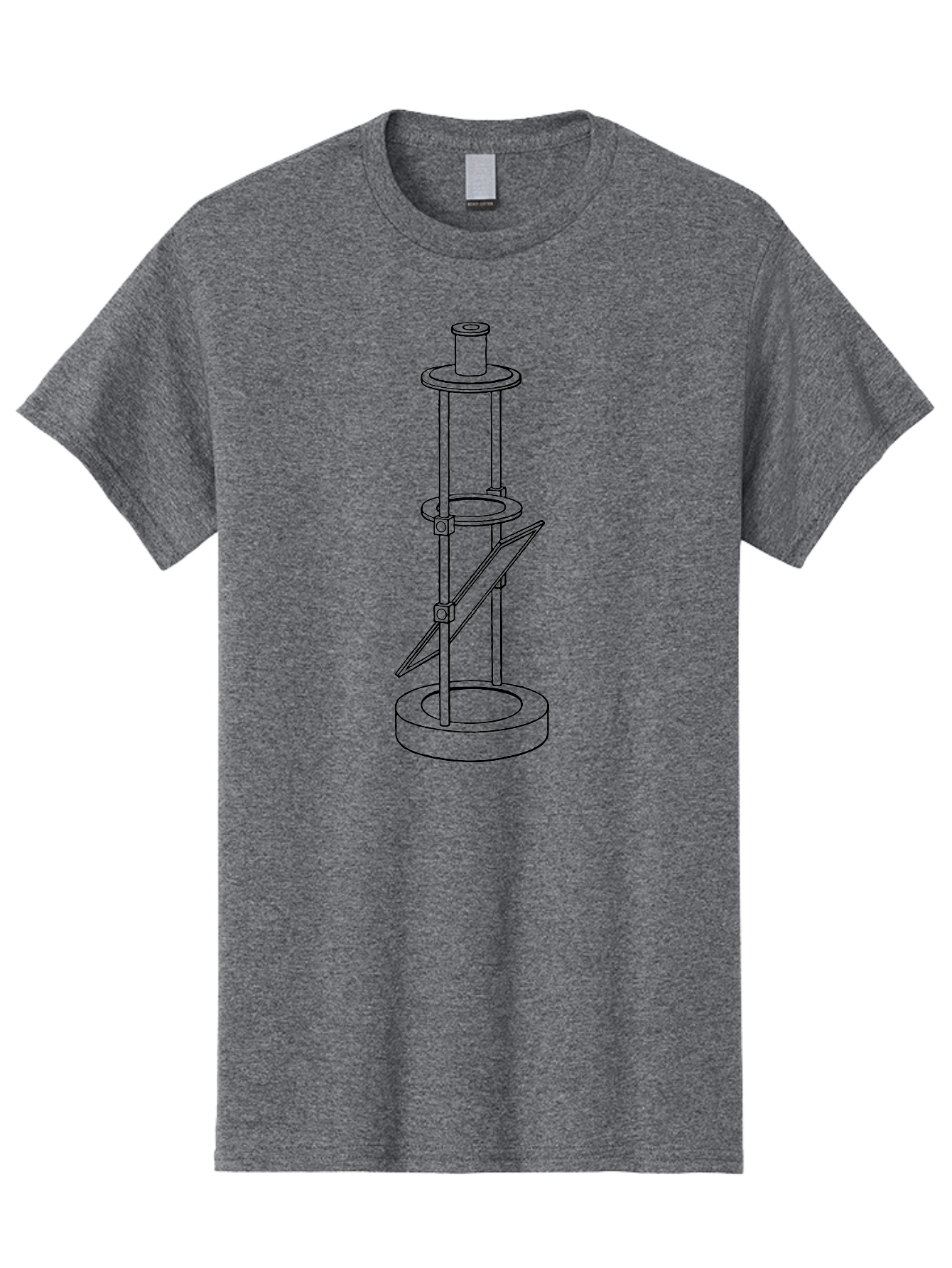 Cylindrical-Device Men'S Graphic Tee, 100% Cotton, Comfortable Casual Summer Wear, Machine Washable, Cylindrical Device, Mechanical Parts, Technical Drawing, Industrial Design, Modern Machinery, Engineering Diagram, 3D Model Aad590 11