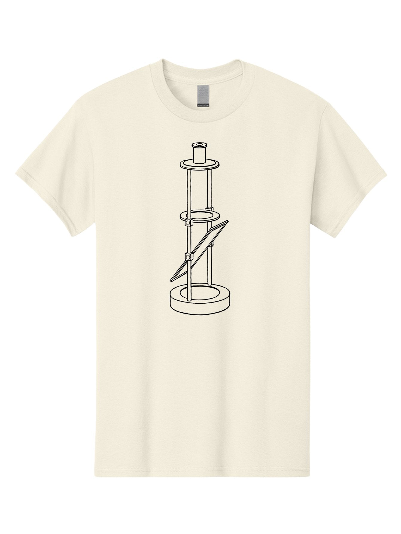 Cylindrical-Device Men'S Graphic Tee, 100% Cotton, Comfortable Casual Summer Wear, Machine Washable, Cylindrical Device, Mechanical Parts, Technical Drawing, Industrial Design, Modern Machinery, Engineering Diagram, 3D Model Aad590 12