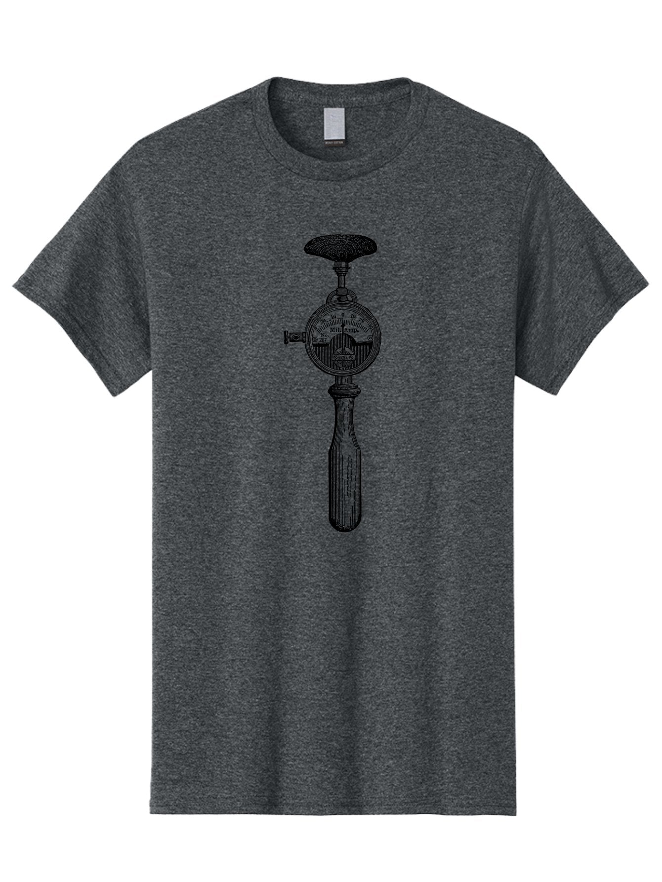 Durometer Men'S Graphic Tee, 100% Cotton, Comfortable Casual Summer Wear, Machine Washable, Schmidt Hammer, Concrete Testing Equipment, Rebound Hammer Test, Concrete Strength Testing, Non-Destructive Testing, Construction Materials Testing, Aad593 10