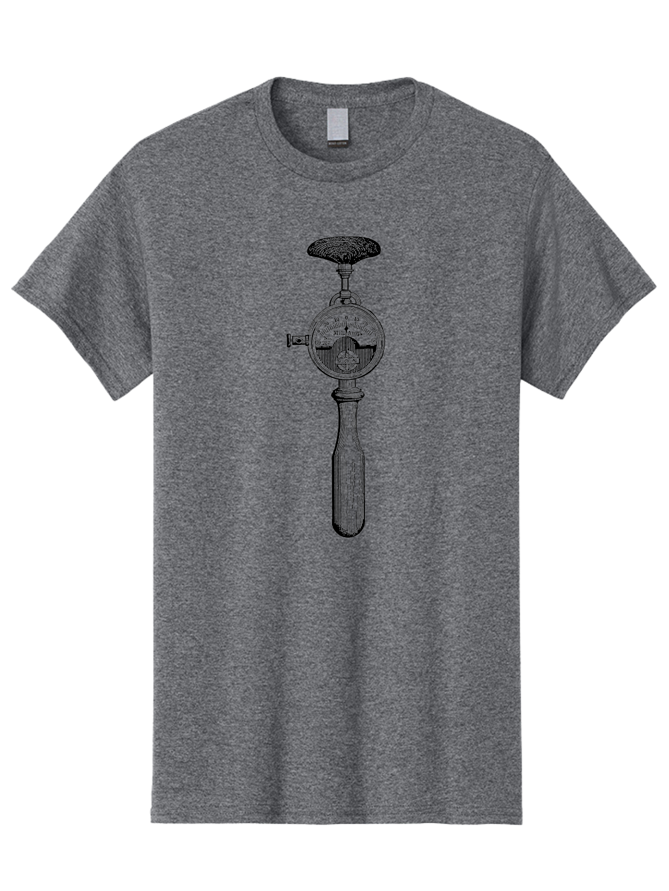 Durometer Men'S Graphic Tee, 100% Cotton, Comfortable Casual Summer Wear, Machine Washable, Schmidt Hammer, Concrete Testing Equipment, Rebound Hammer Test, Concrete Strength Testing, Non-Destructive Testing, Construction Materials Testing, Aad593 23