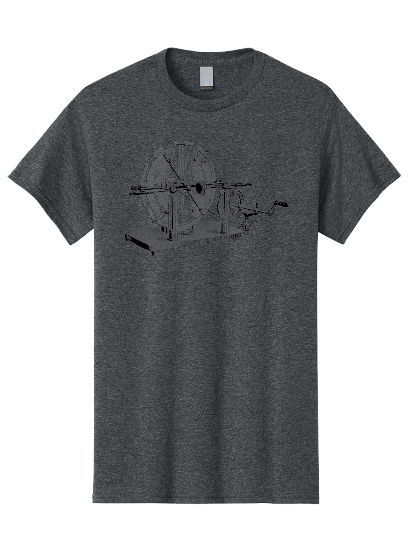 Electrostatic-Generator Men'S Graphic Tee, 100% Cotton, Comfortable Casual Summer Wear, Machine Washable, Electrostatic Generator, Wimshurst Machine, Static Electricity, Antique Equipment, Vintage Science, Experimental Apparatus, Aad595 11