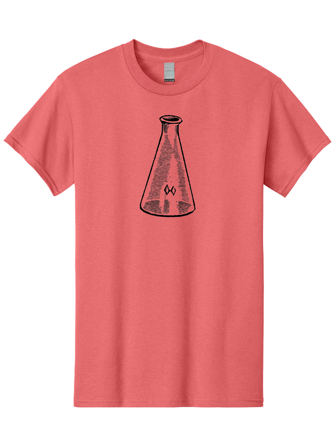 Erlenmeyer-Flask Men'S Graphic Tee, 100% Cotton, Comfortable Casual Summer Wear, Machine Washable, Erlenmeyer Flask, Laboratory Equipment, Science, Chemistry, Laboratory Glassware, Experimental Apparatus, Scientific Tools, Research Equipment Aad597 25