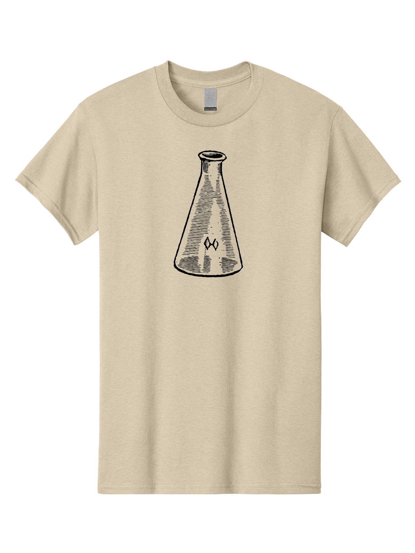 Erlenmeyer-Flask Men'S Graphic Tee, 100% Cotton, Comfortable Casual Summer Wear, Machine Washable, Erlenmeyer Flask, Laboratory Equipment, Science, Chemistry, Laboratory Glassware, Experimental Apparatus, Scientific Tools, Research Equipment Aad597 11